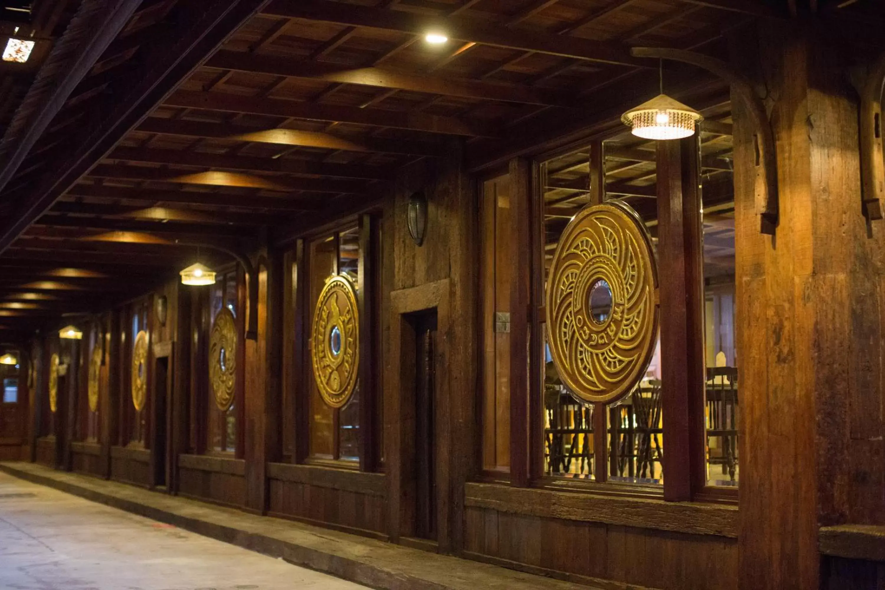Decorative detail in True Siam Rangnam Hotel