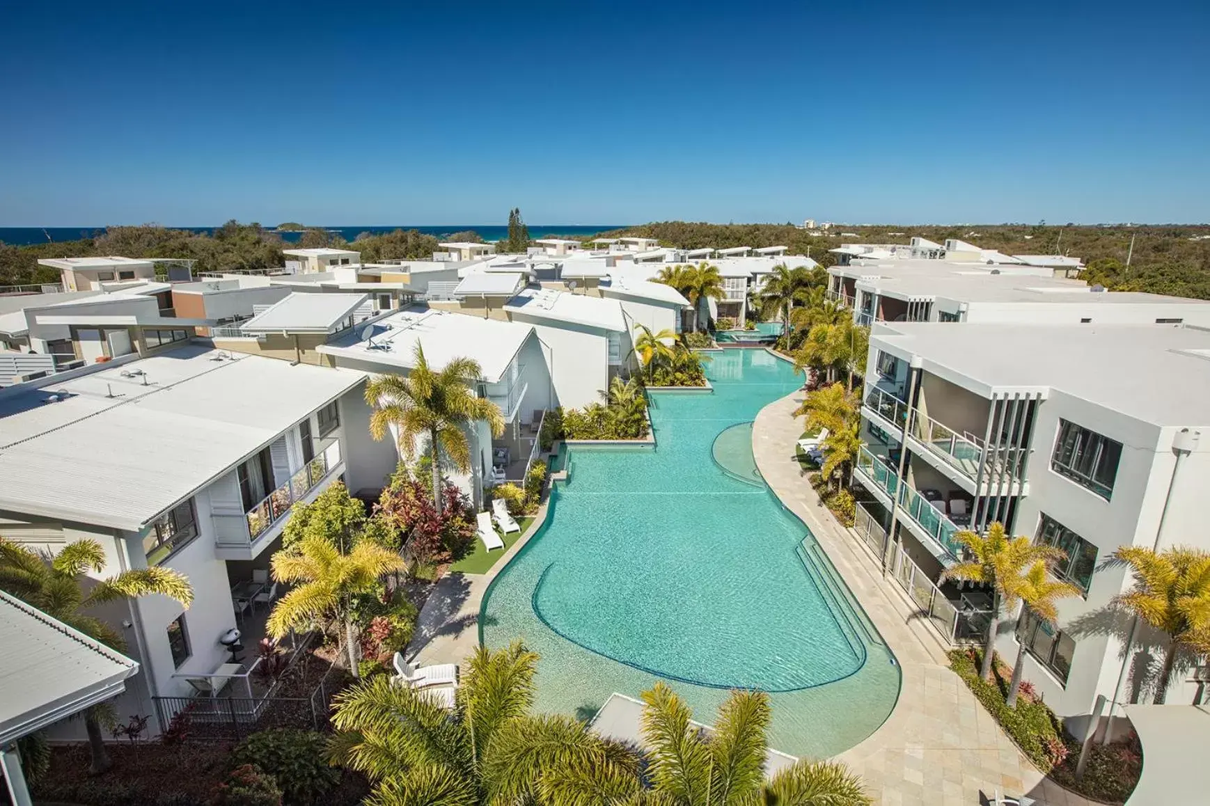 Pool View in Sand Dunes Resort Accommodation