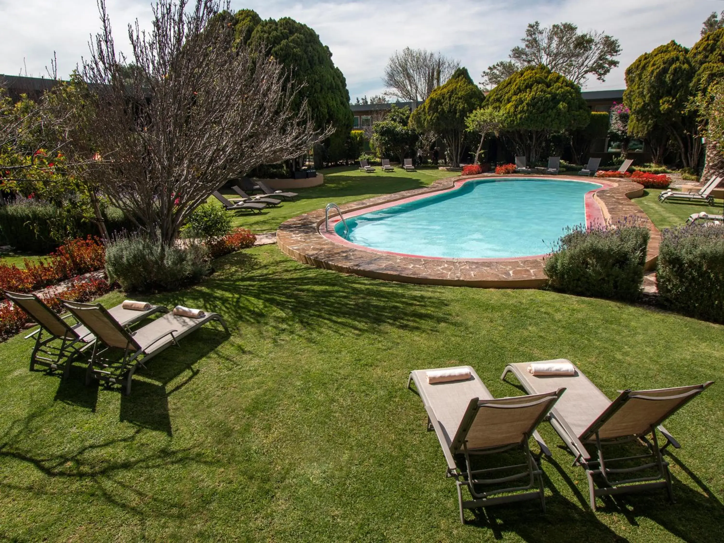 Garden, Swimming Pool in Hotel Rio Tequisquiapan