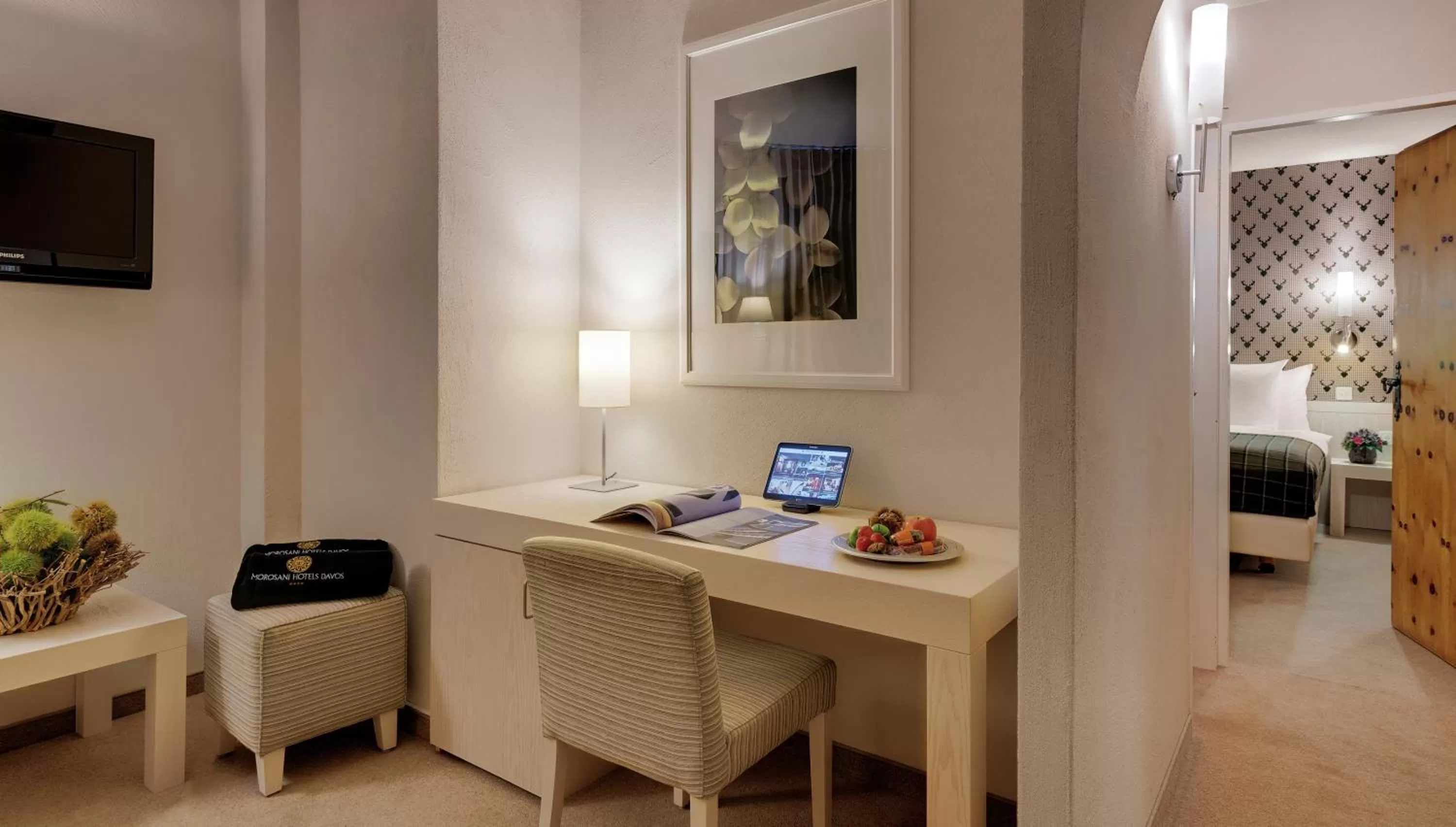 Decorative detail in Morosani Posthotel