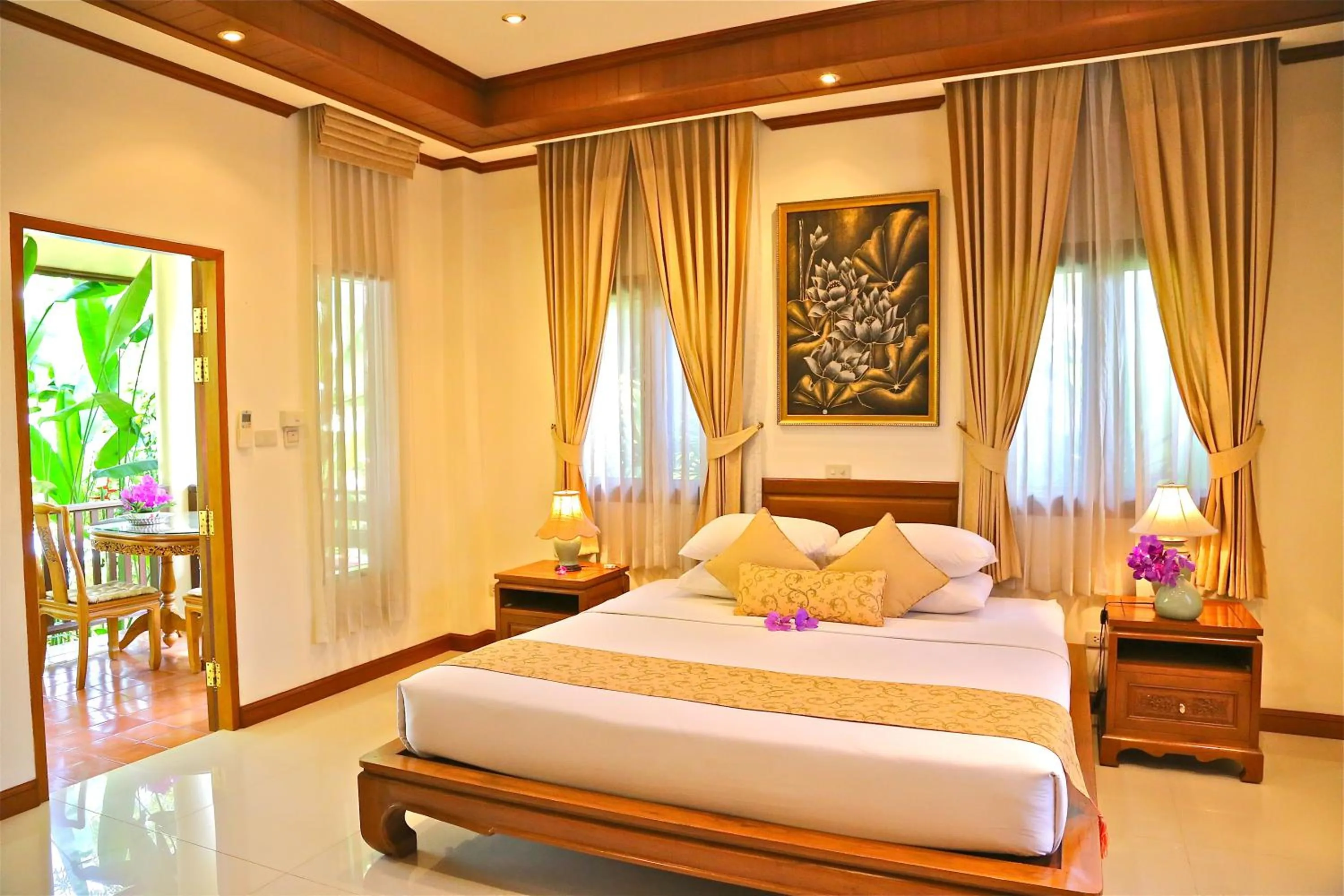 Bed in Oriental Siam Resort - SHA Extra Plus Certified