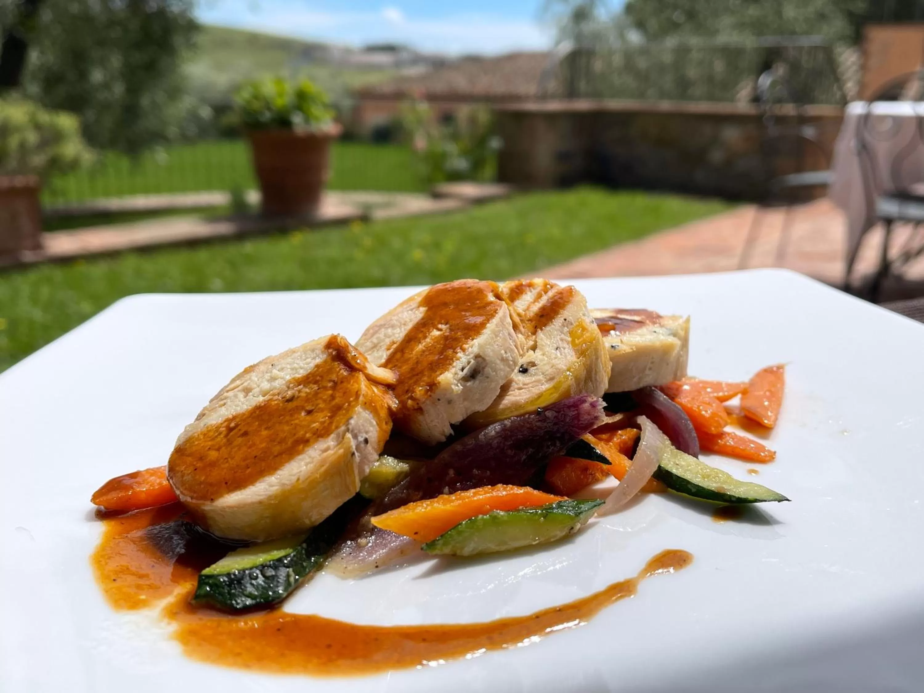 Balcony/Terrace in Villa Preselle Country Resort