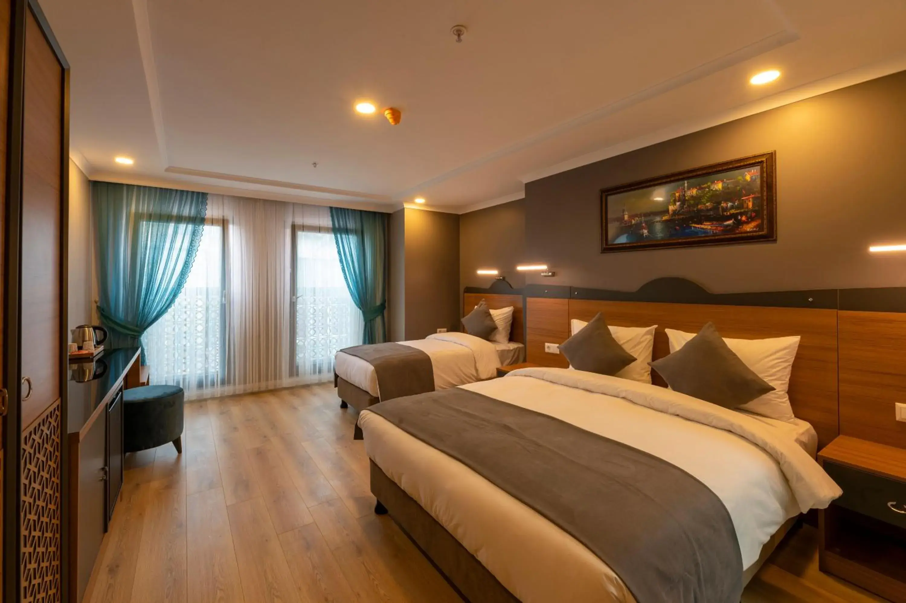 Bed in New Emin Hotel