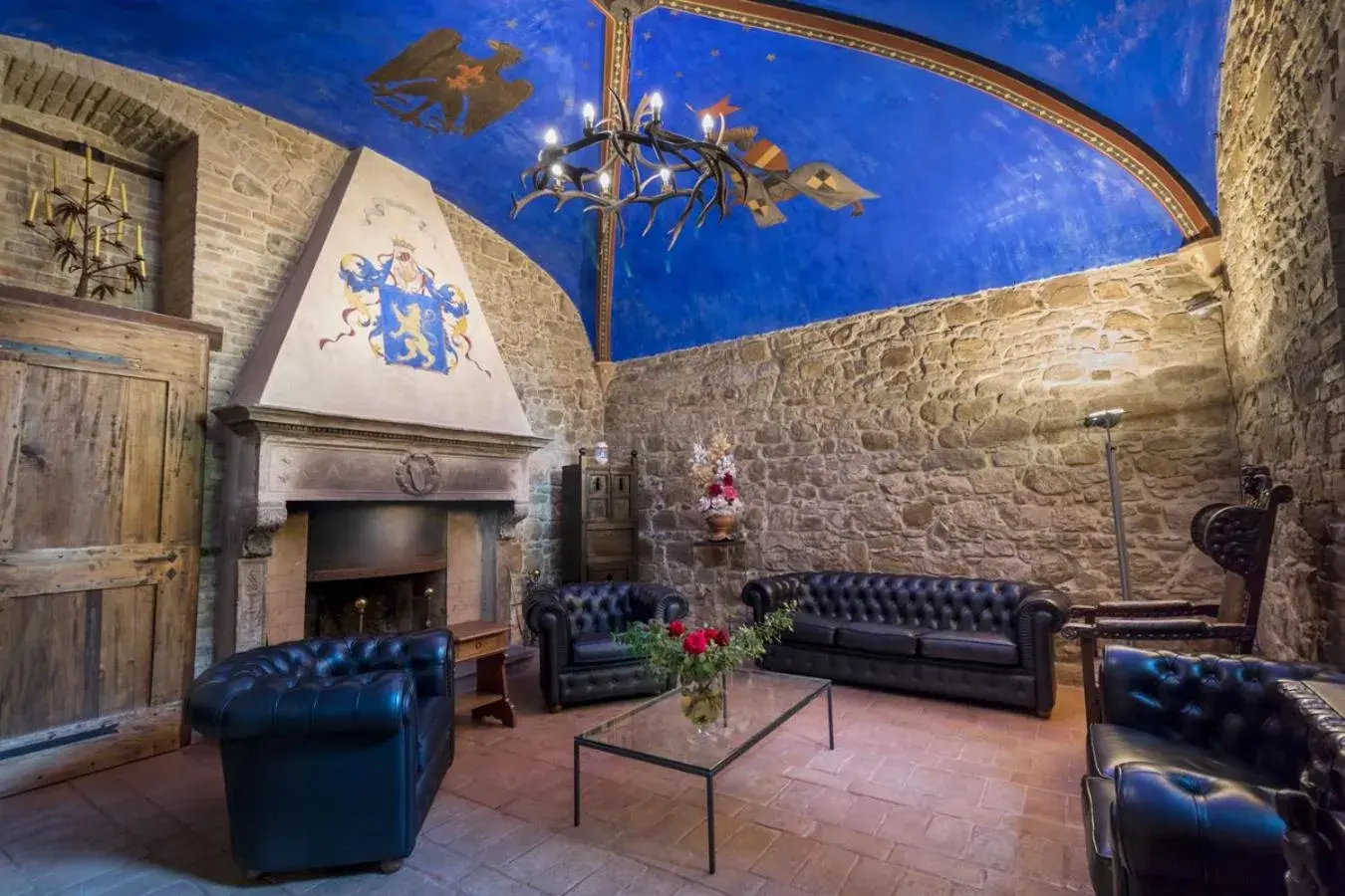 Communal lounge/ TV room in Castello Di Monterone