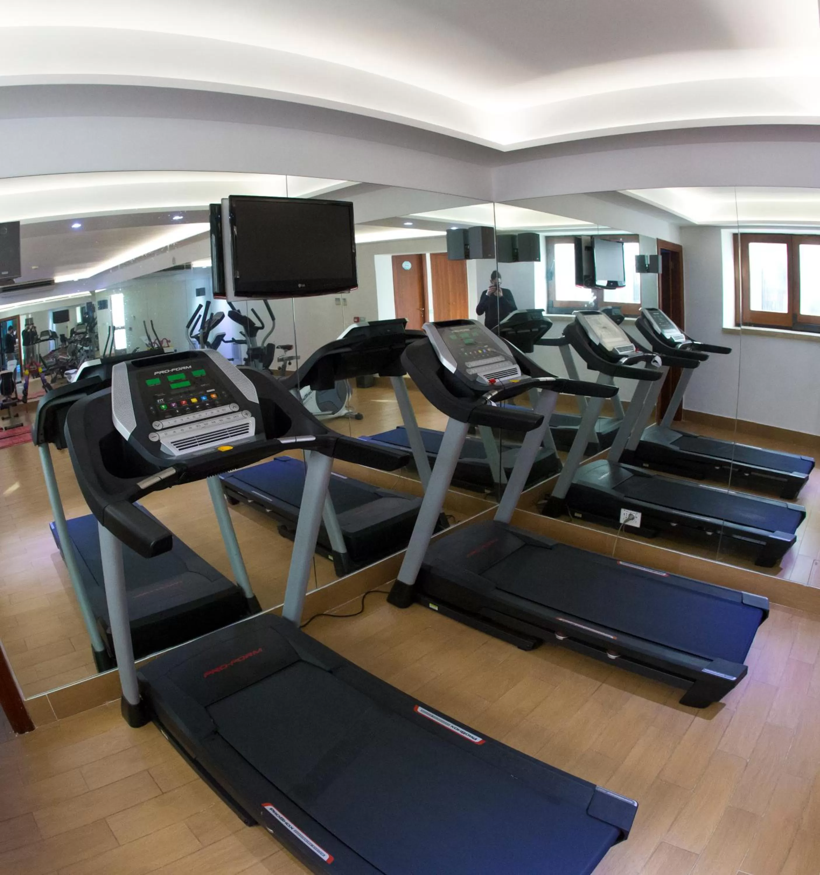 Fitness centre/facilities in Hotel Villa Luisa