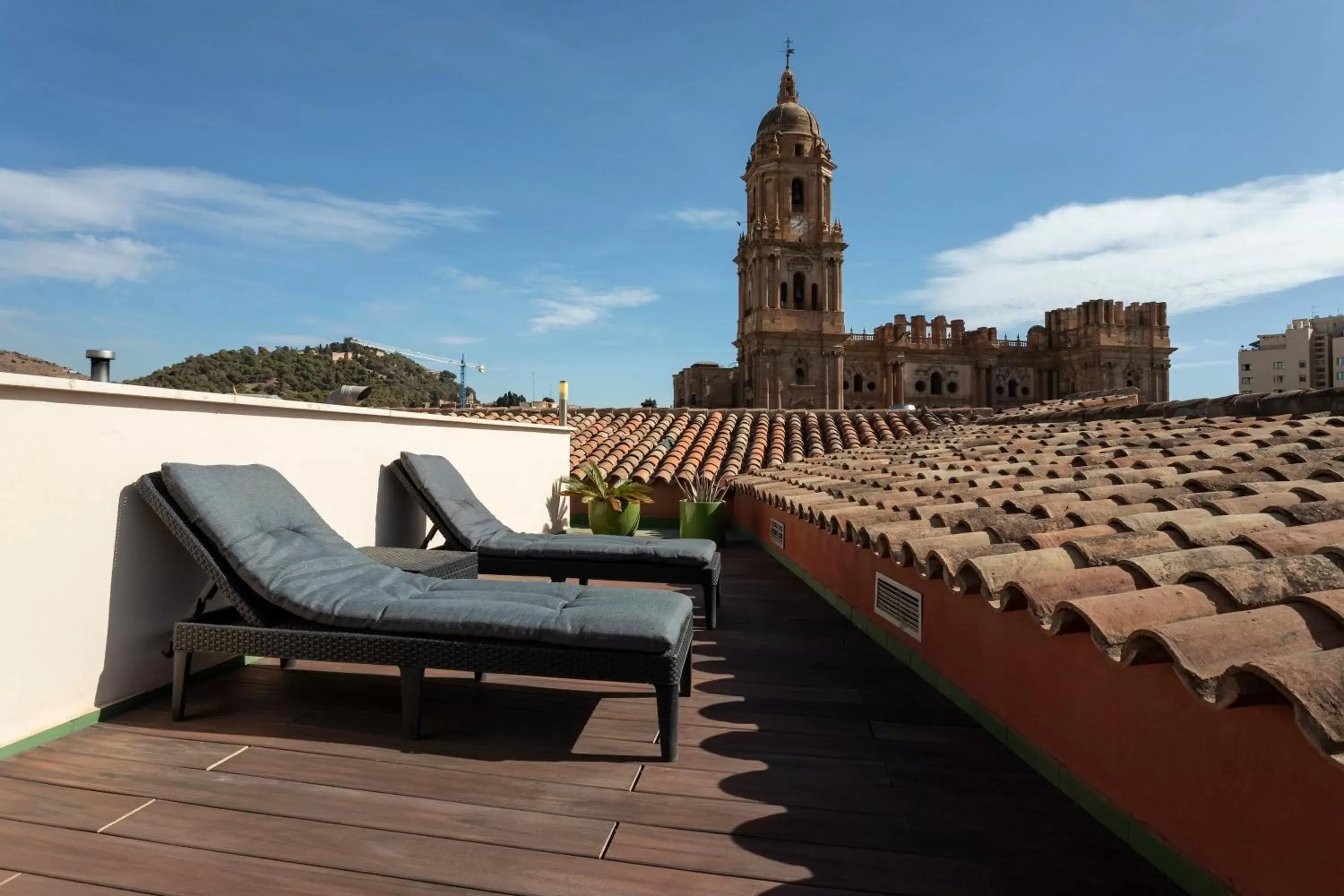 Balcony/Terrace in Petit Palace Plaza Málaga