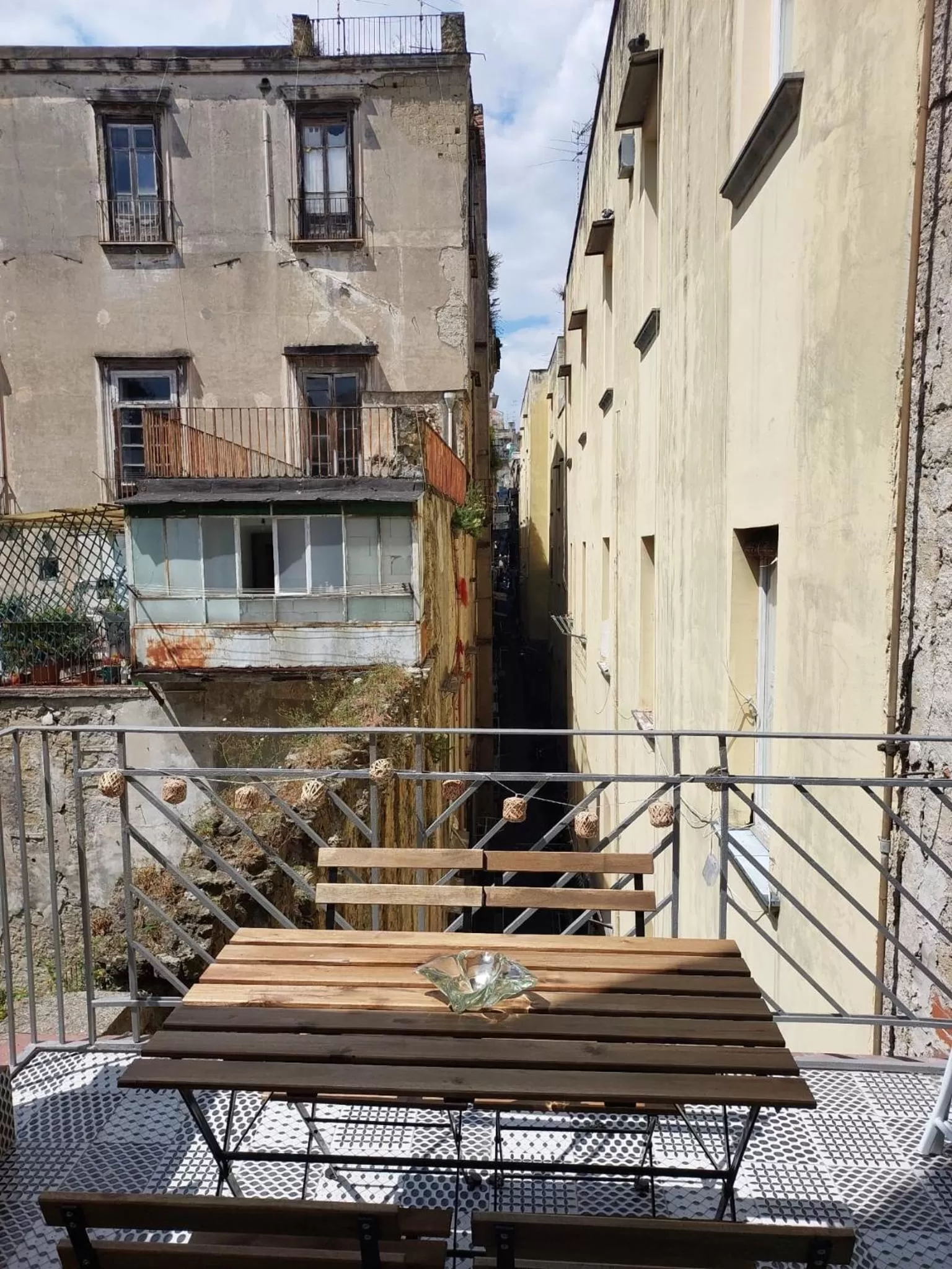Balcony/Terrace in B&B Palazzo Carafa di Montorio