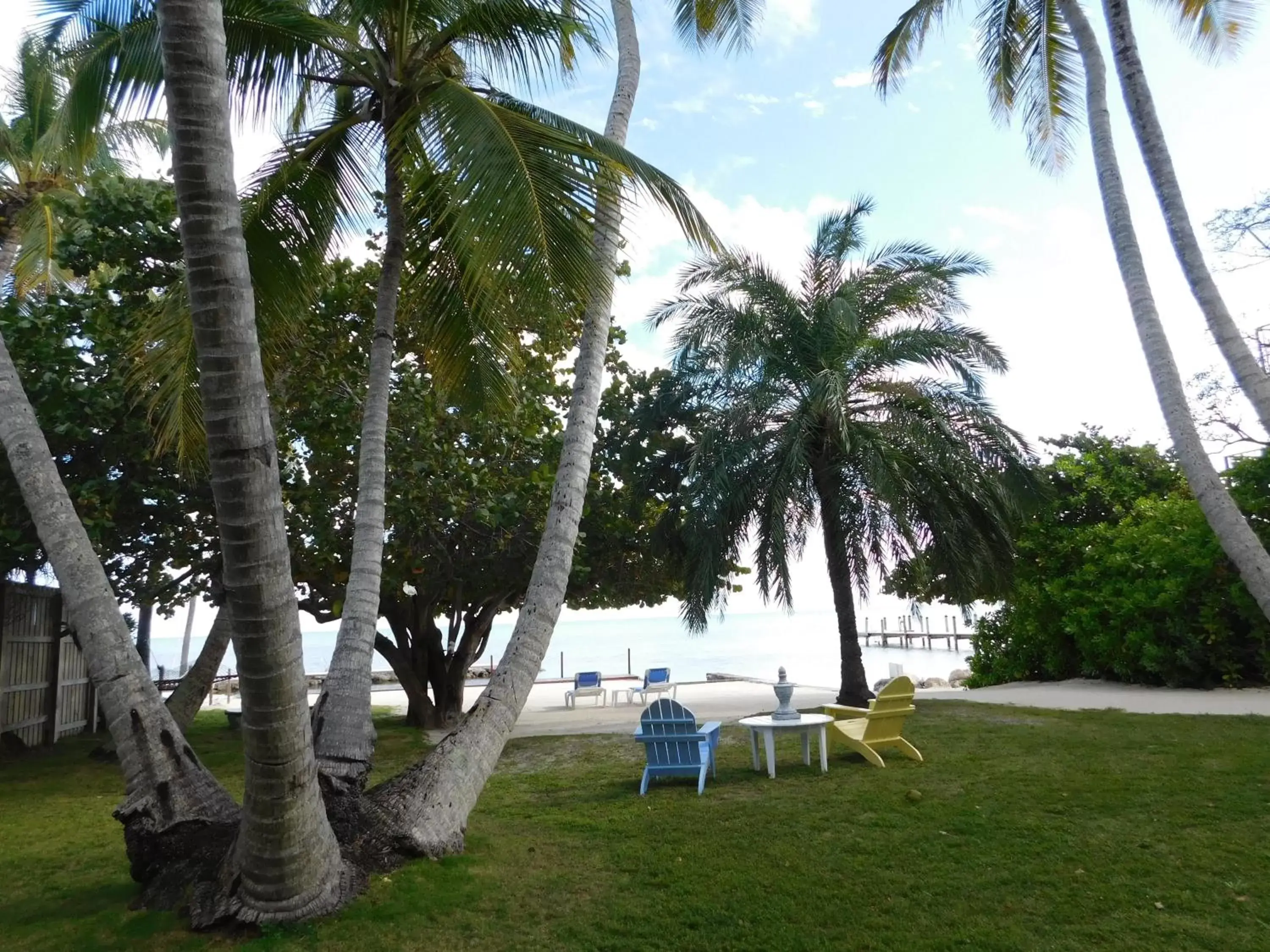 Patio, Garden in Pines & Palms Resort