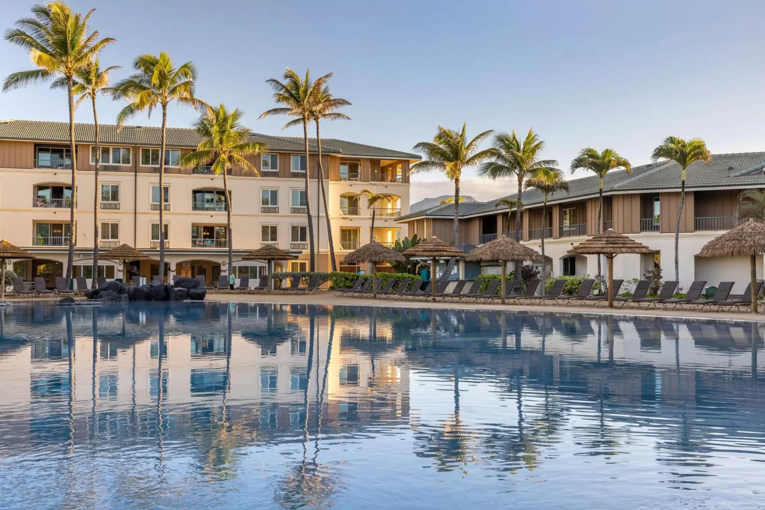 Pool view, Property Building in Hilton Vacation Club The Point at Poipu Kauai