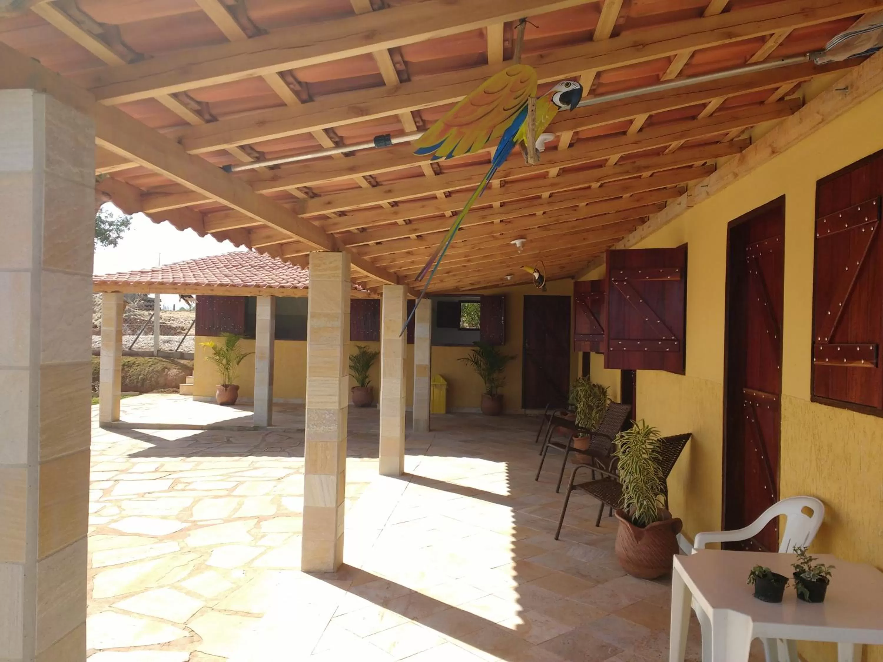 Facade/entrance in Pousada e Chales Por do Sol