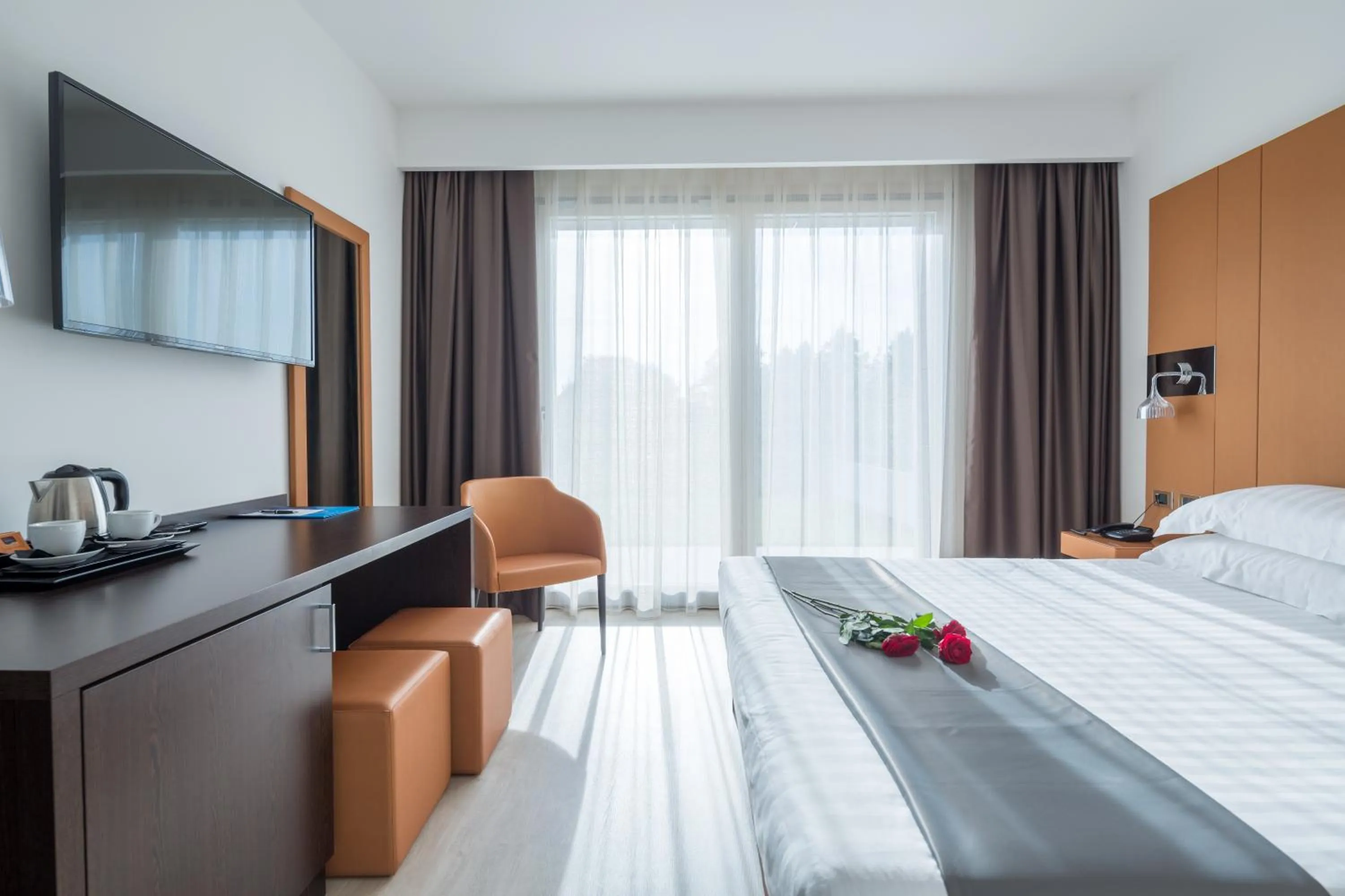 Bedroom, Bed in Hotel Brandoli