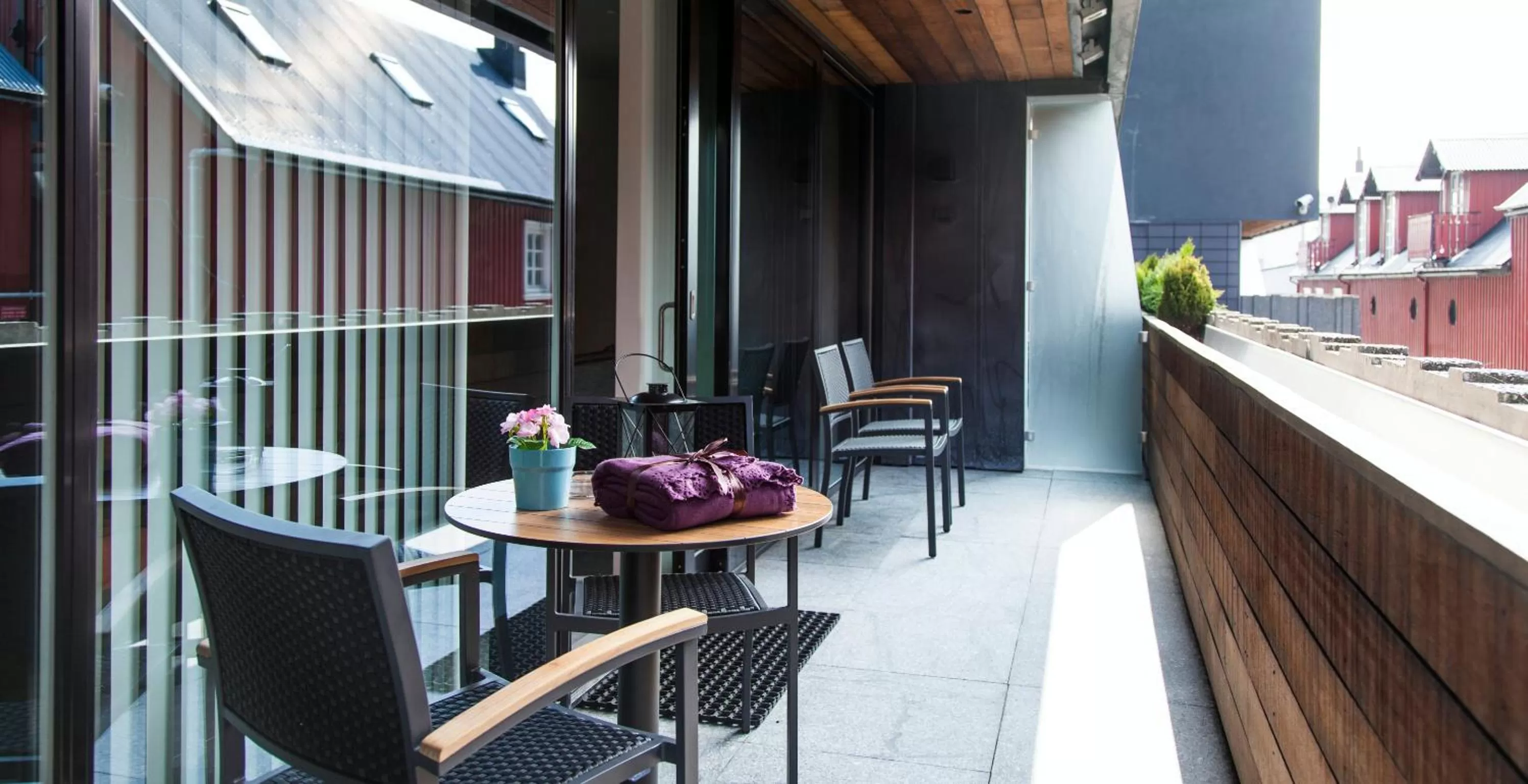Balcony/Terrace in Black Pearl Apartment Hotel