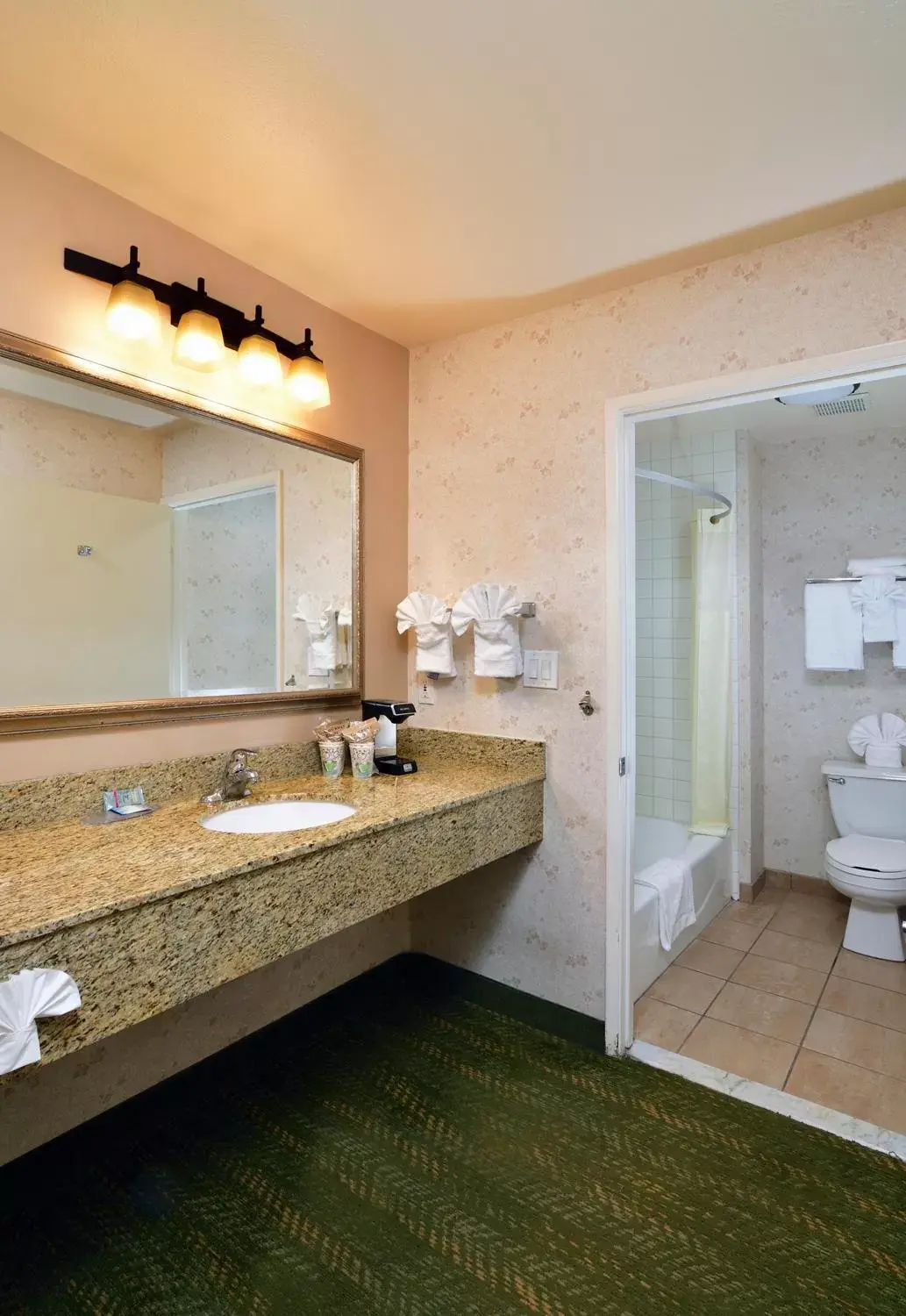 Bathroom in Lamplighter Inn & Suites at SDSU
