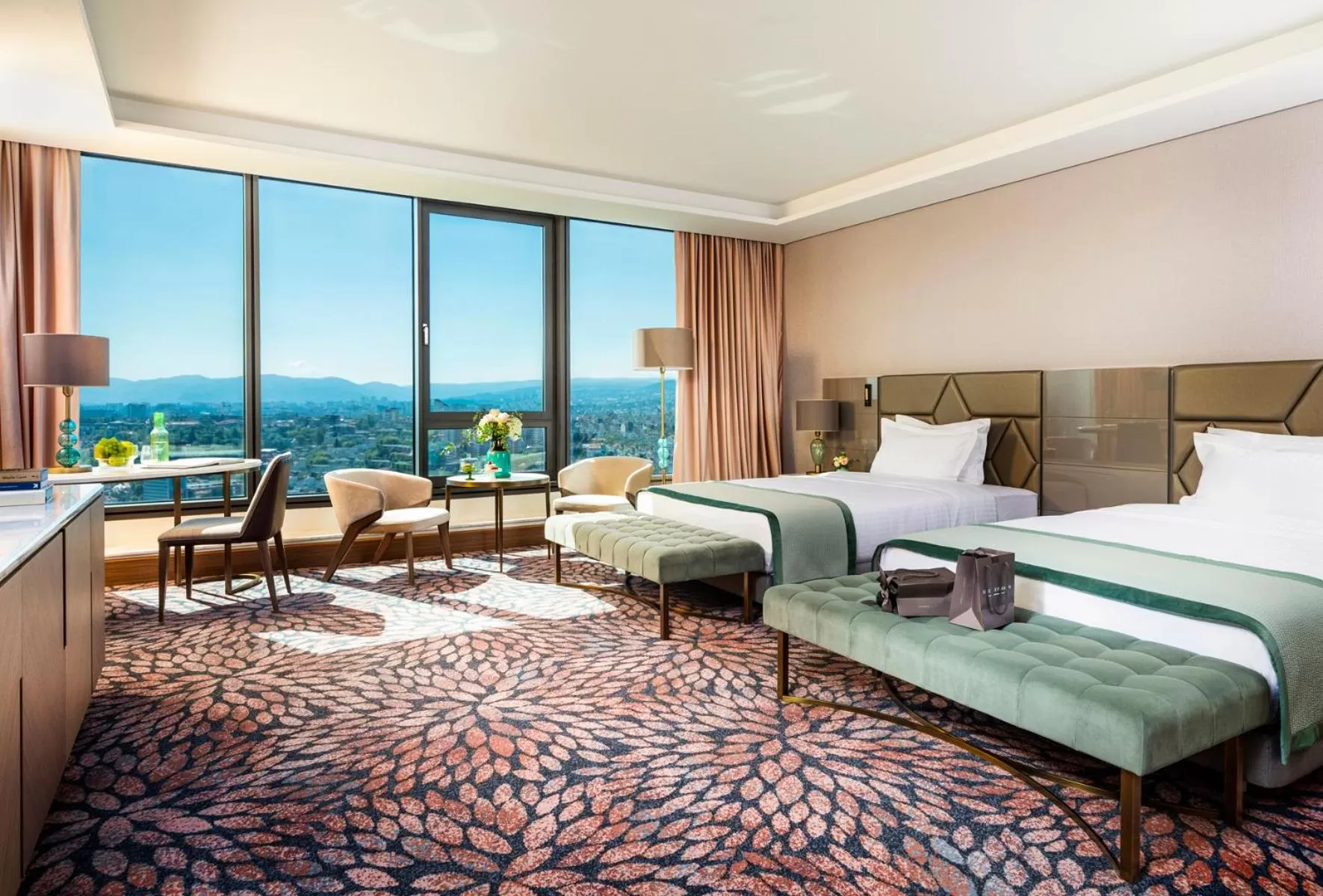 Bedroom, Bed in Grand Hotel Millennium Sofia