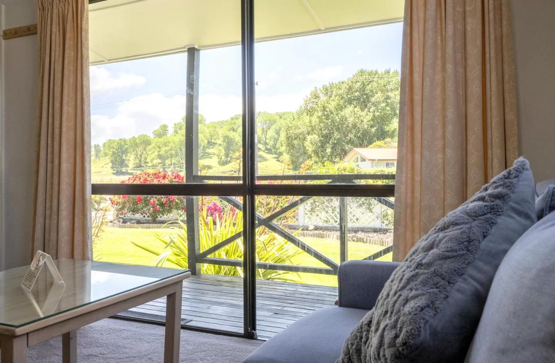 View (from property/room) in Tudor Park Motel Spacious with kitchens 1 minute walk to restaurant and shopping centre and Gisborne Hospital