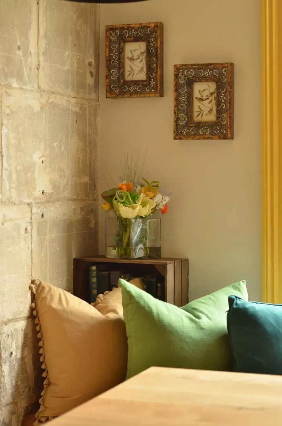 Decorative detail, Bed in The Griffin Inn Bath