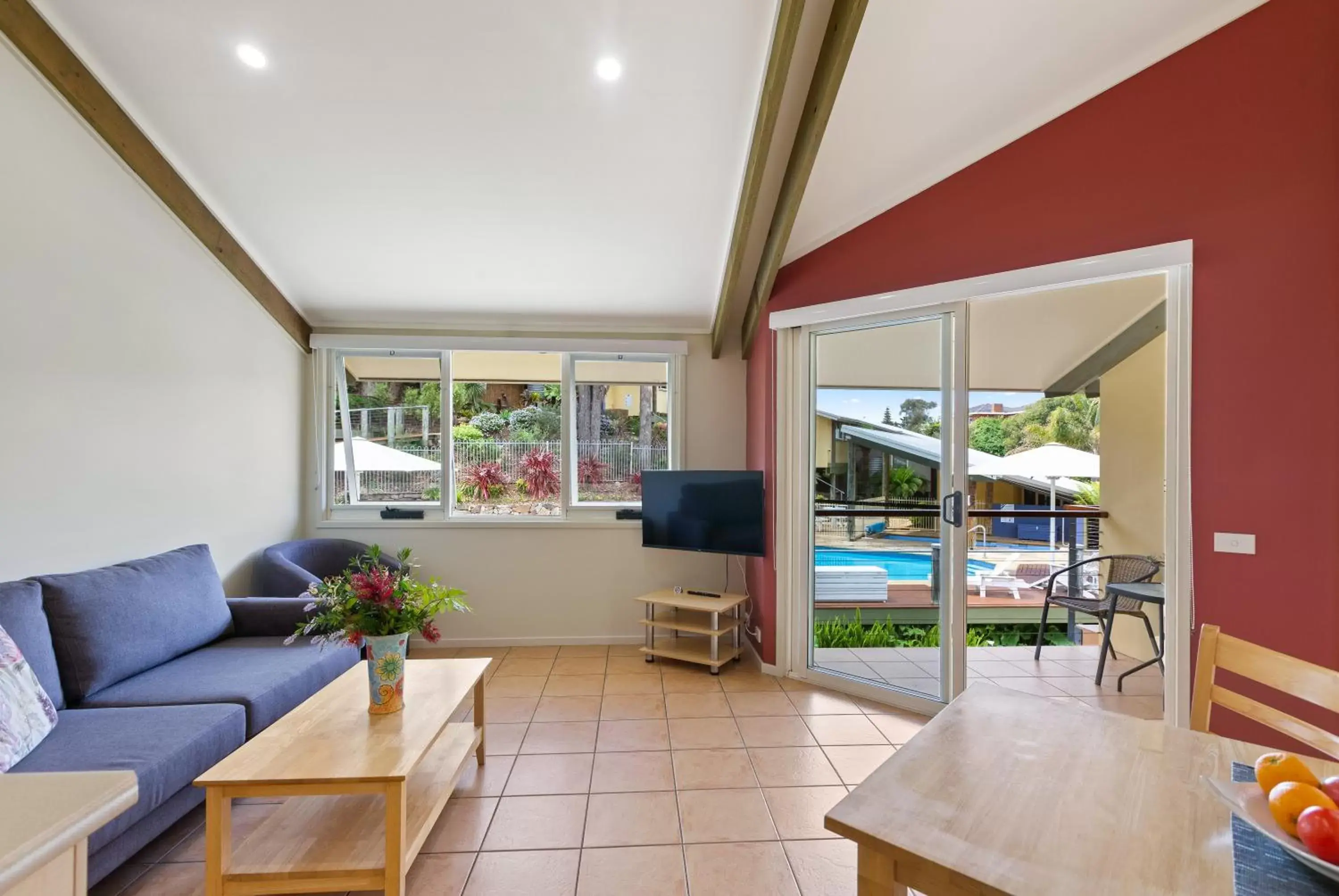 Seating Area in Tathra Beach House Holiday Apartments