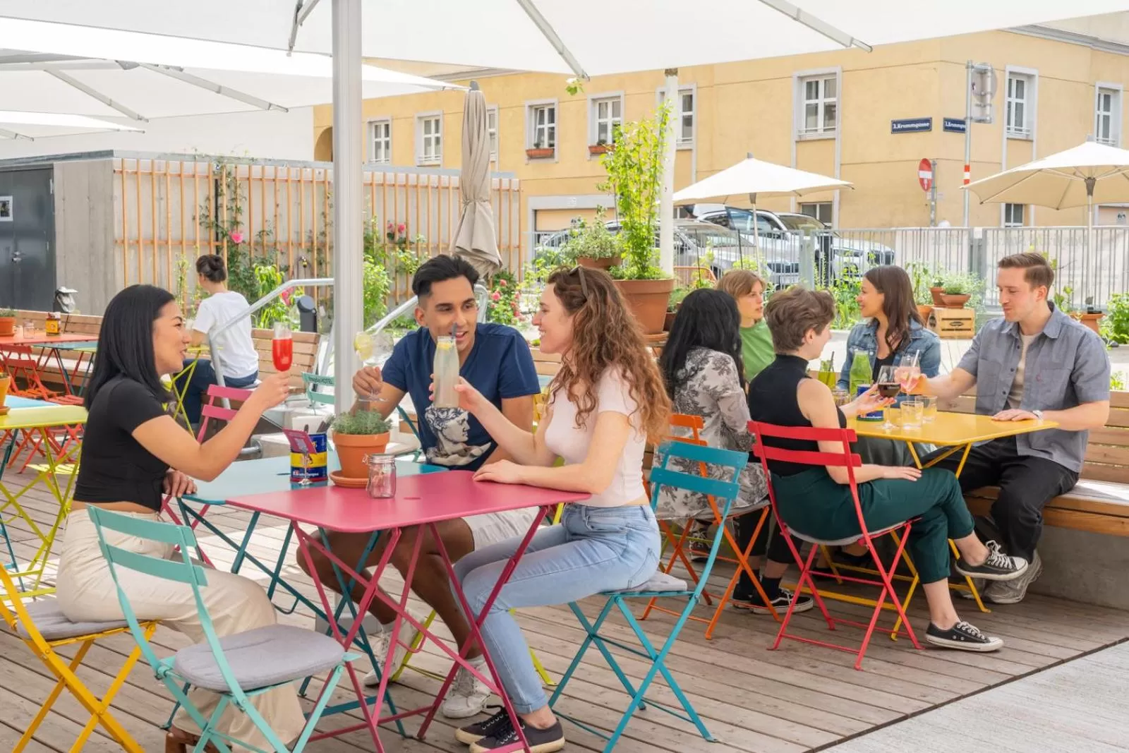 Garden in magdas HOTEL Vienna City - First Social Business HOTEL in Austria