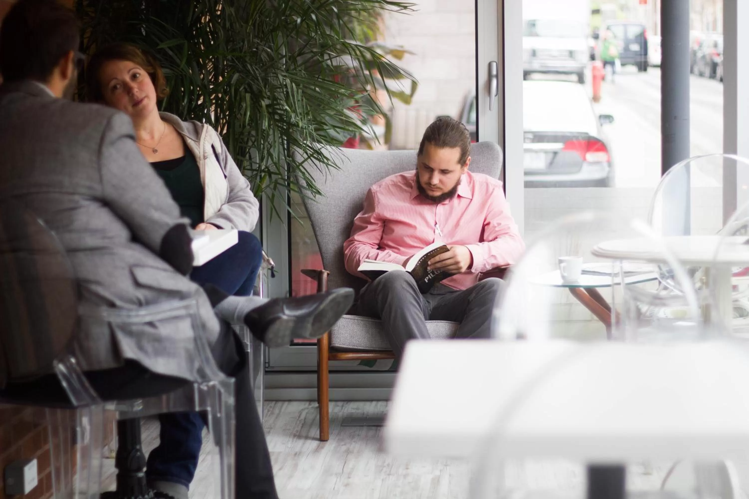 Lobby or reception in Hotel Champlain