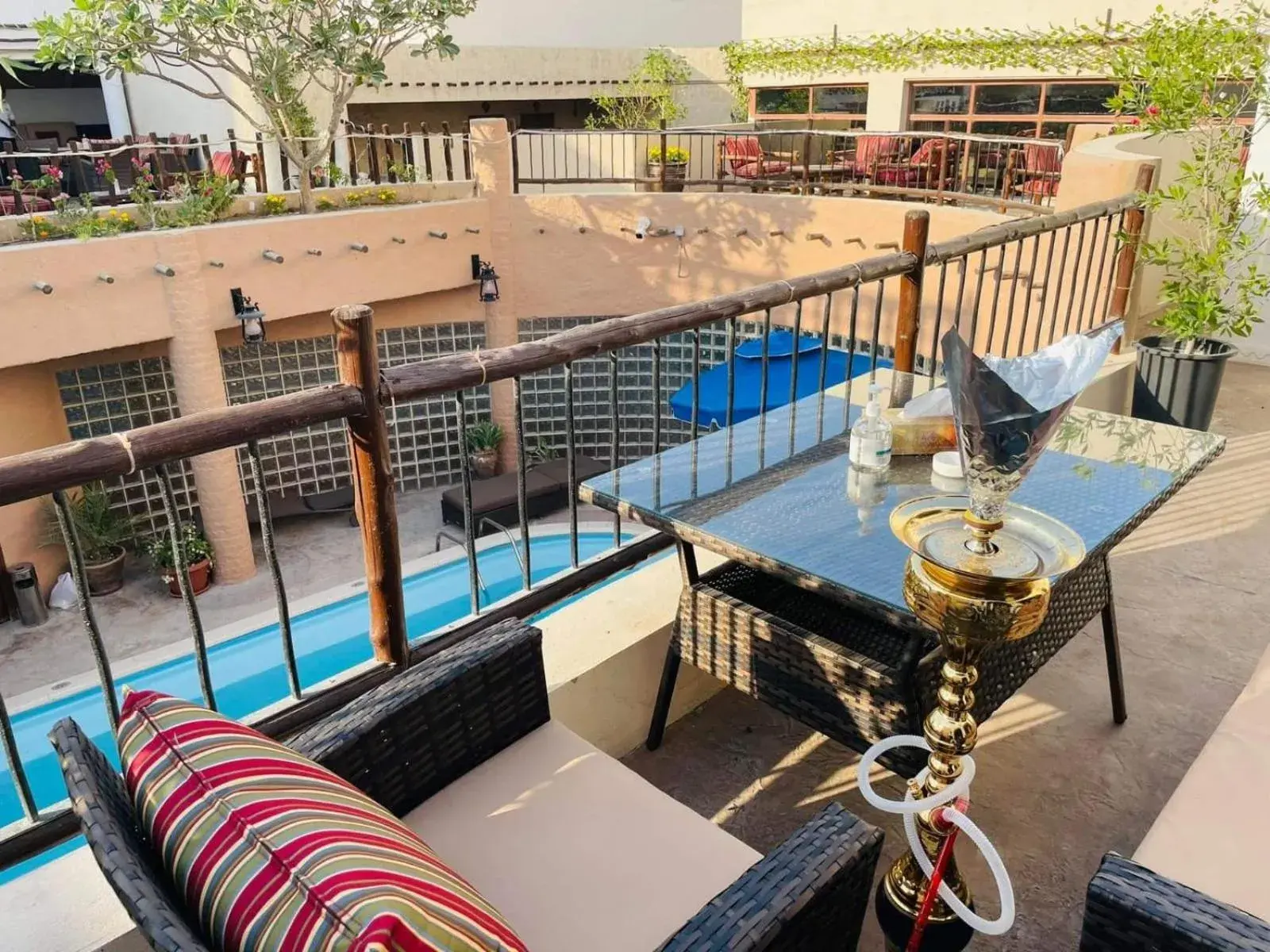 Pool View in Al Liwan Suites