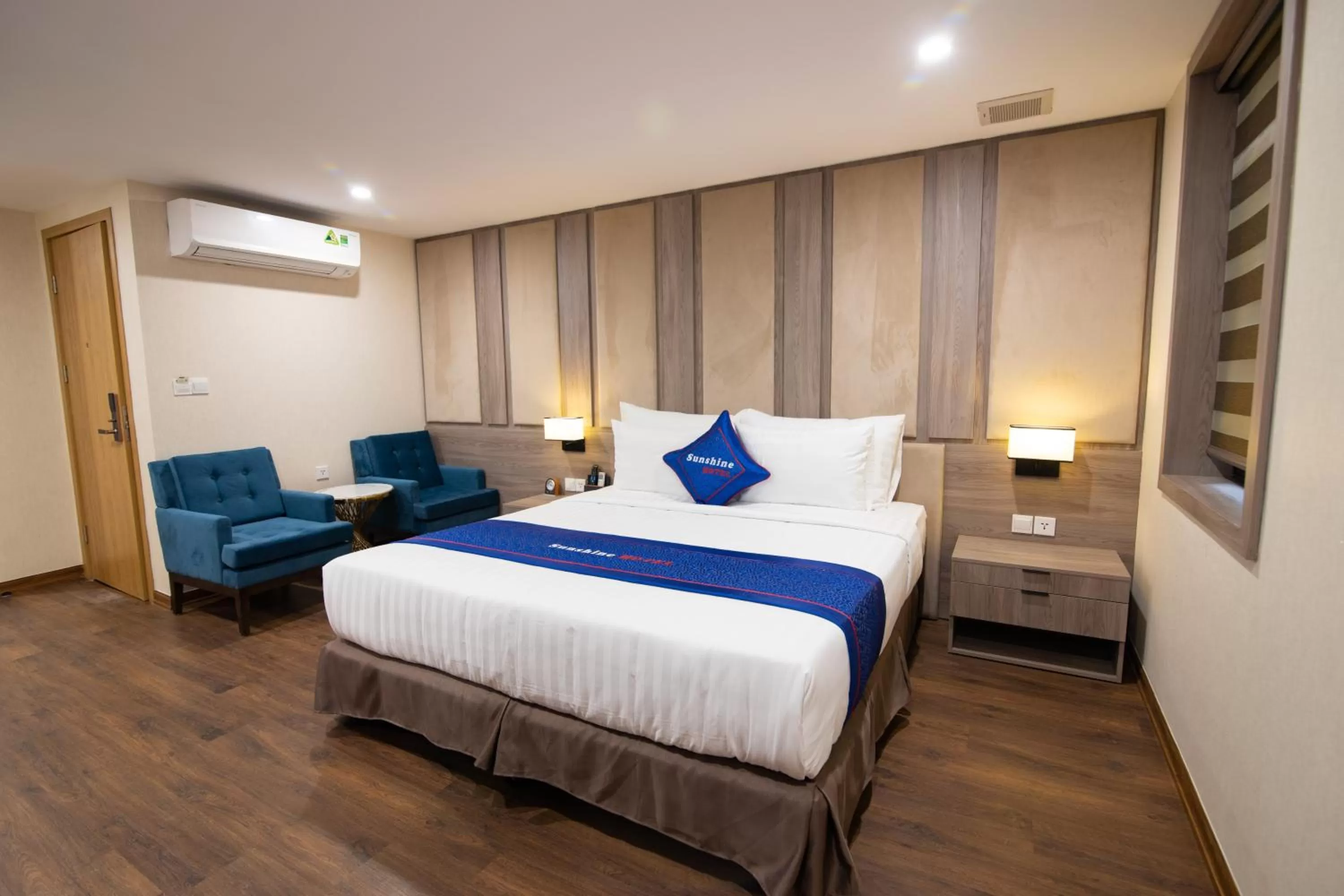 Bed in Sunshine Hotel Móng Cái