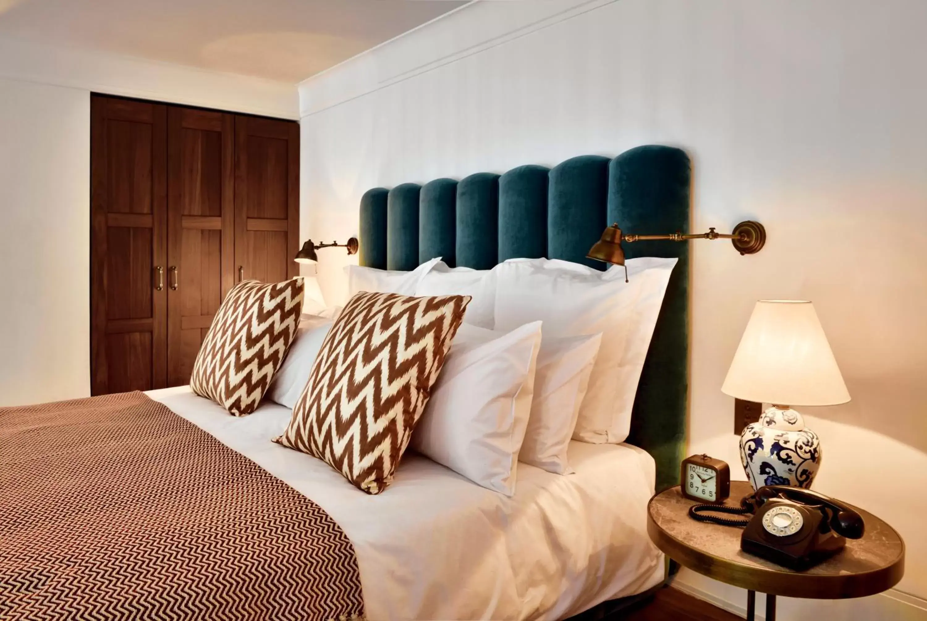 Bed in Soho House Istanbul