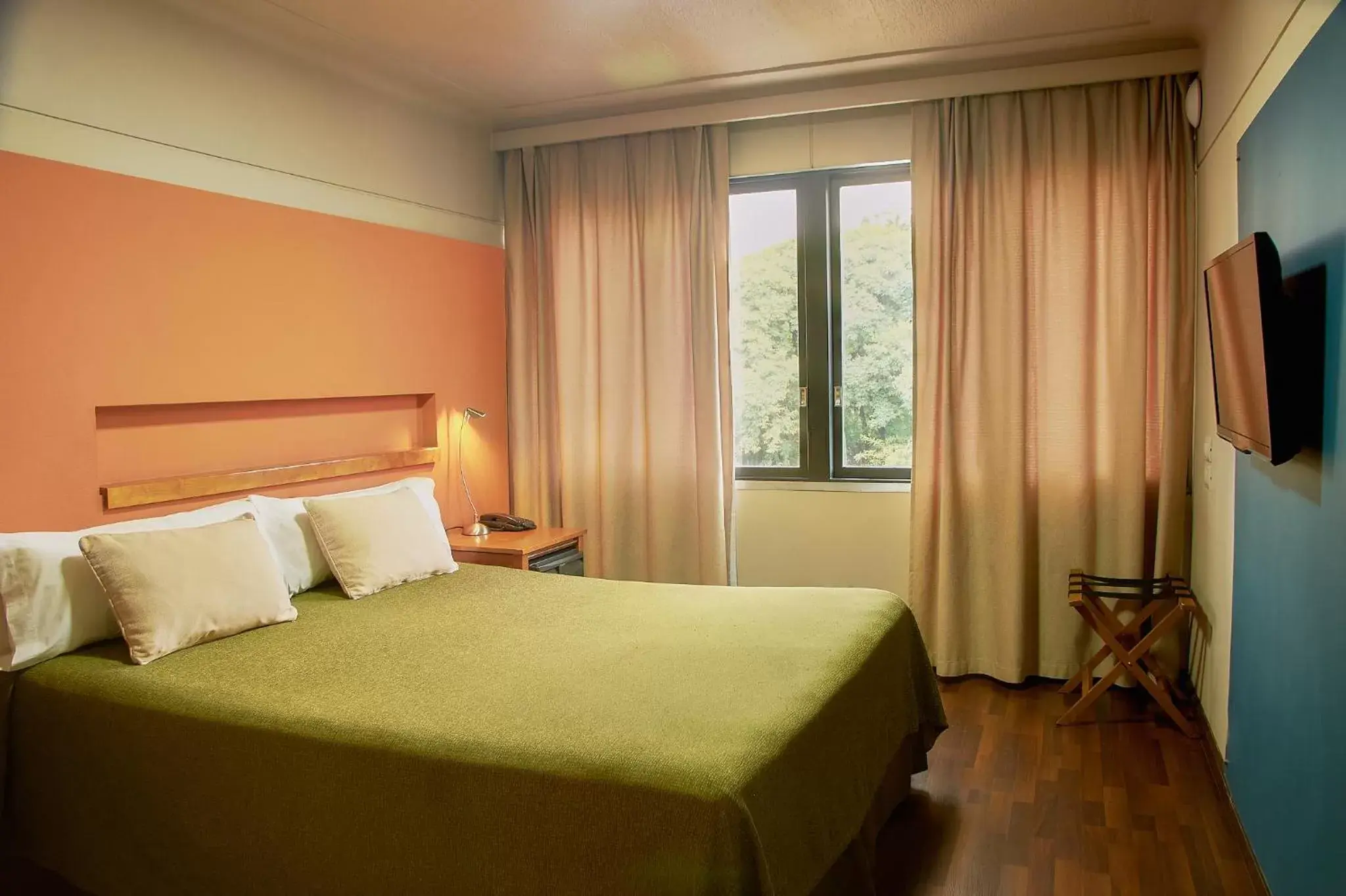 Bed in Hotel Raices Aconcagua