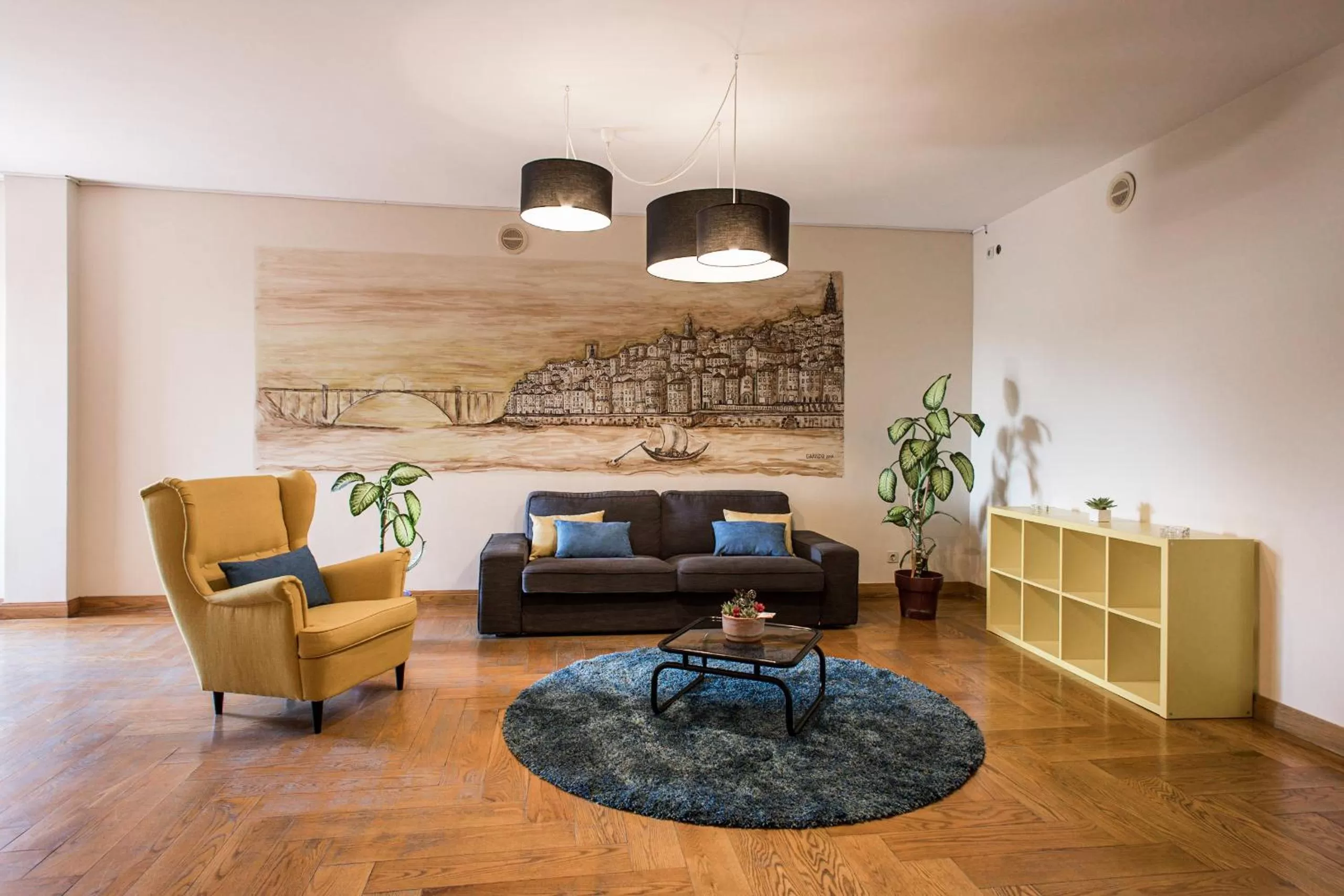 Seating area in Vilar Oporto Hotel