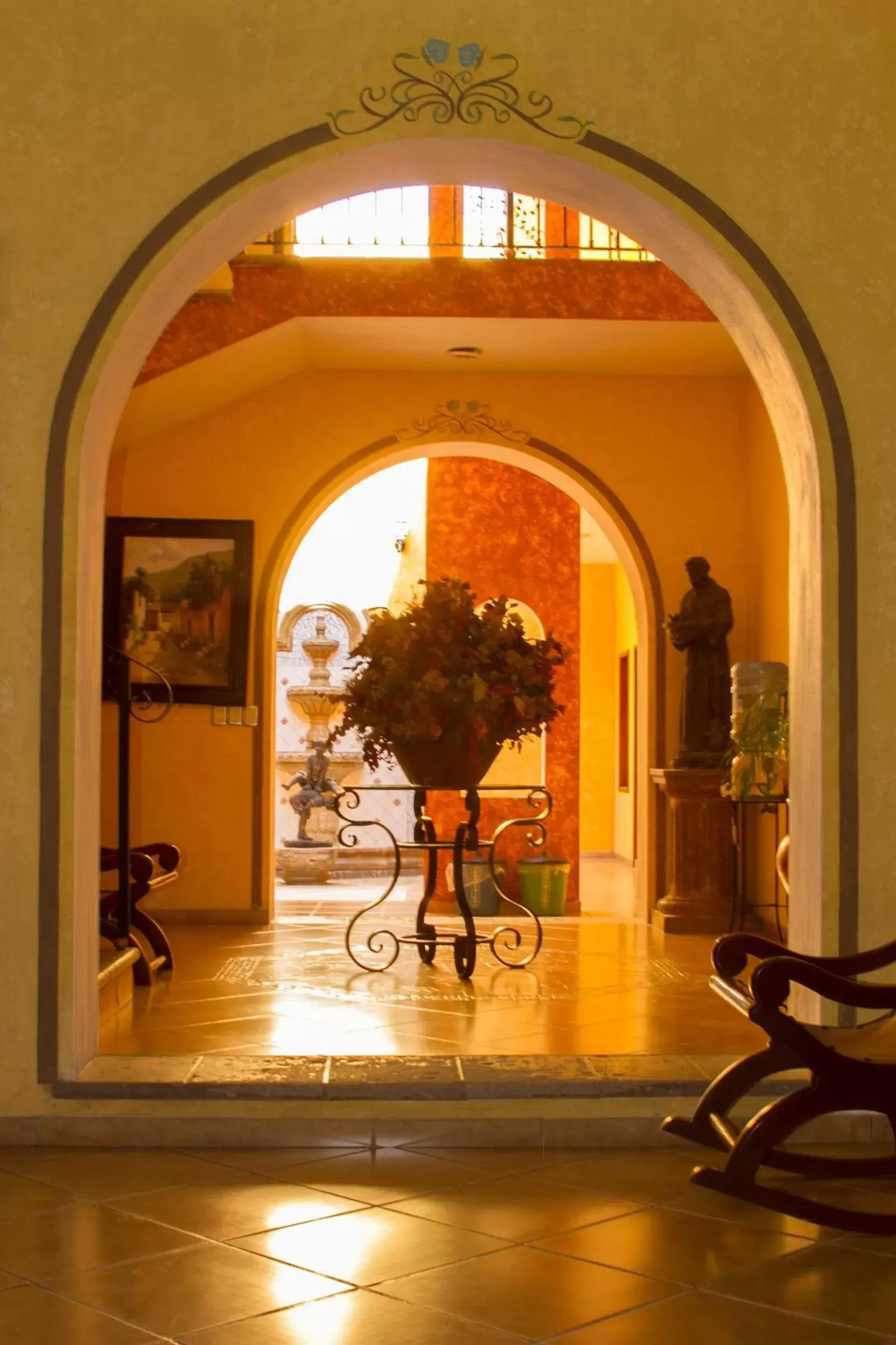 Patio in Hotel Casa Dulce Maria