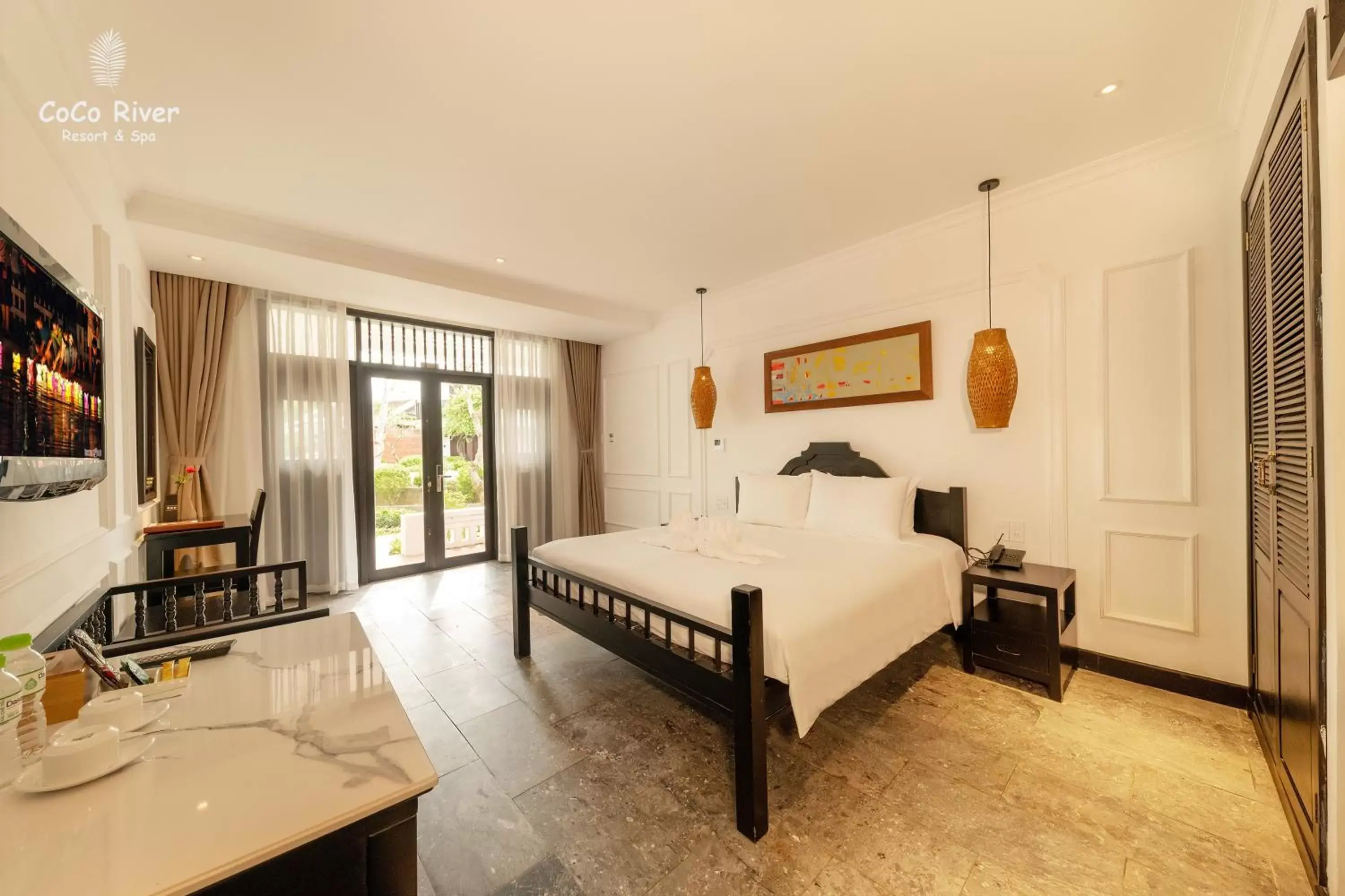 Photo of the whole room, Bed in Hoi An Coco River Resort & Spa