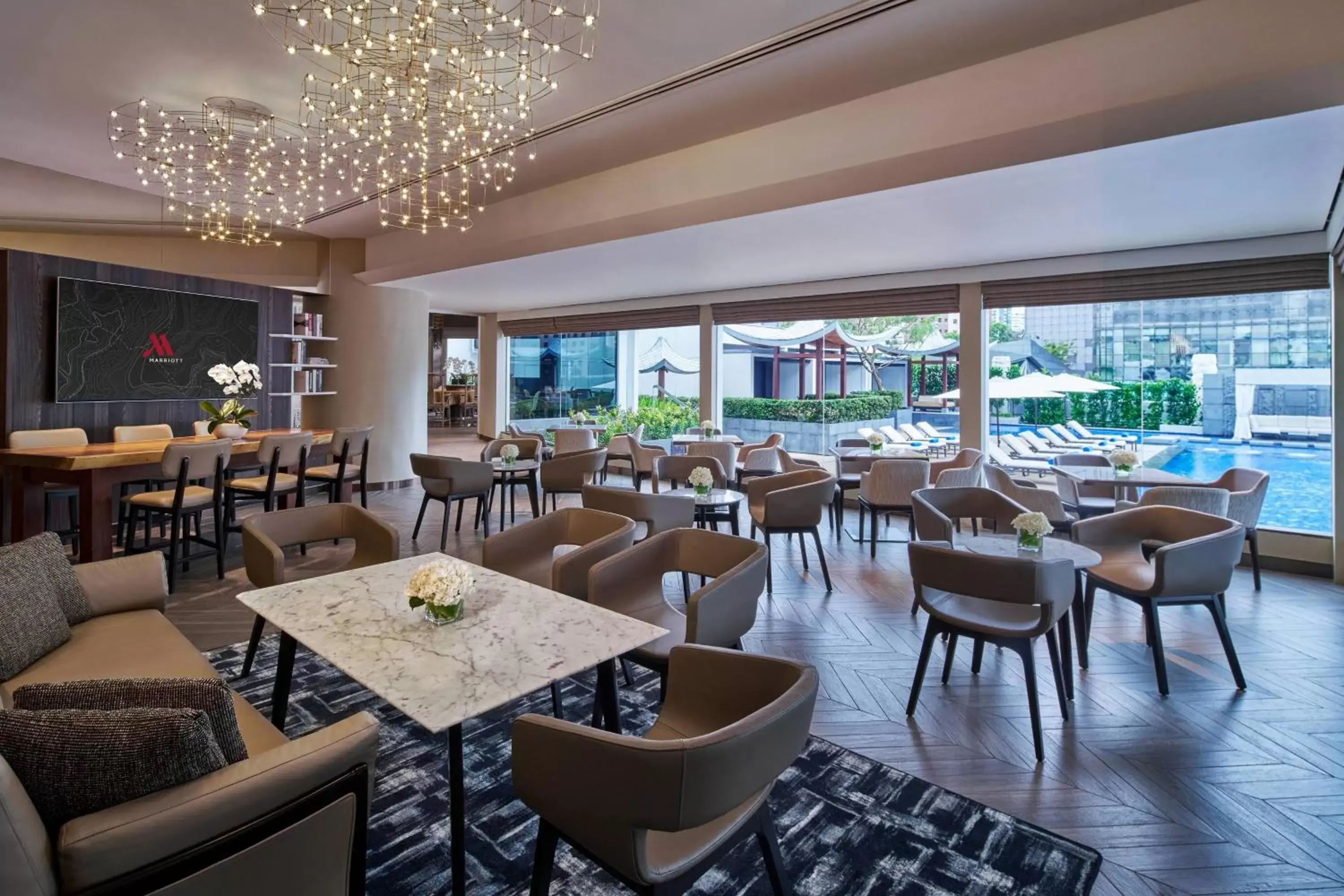 Lounge or bar, Restaurant/Places to Eat in Singapore Marriott Tang Plaza Hotel