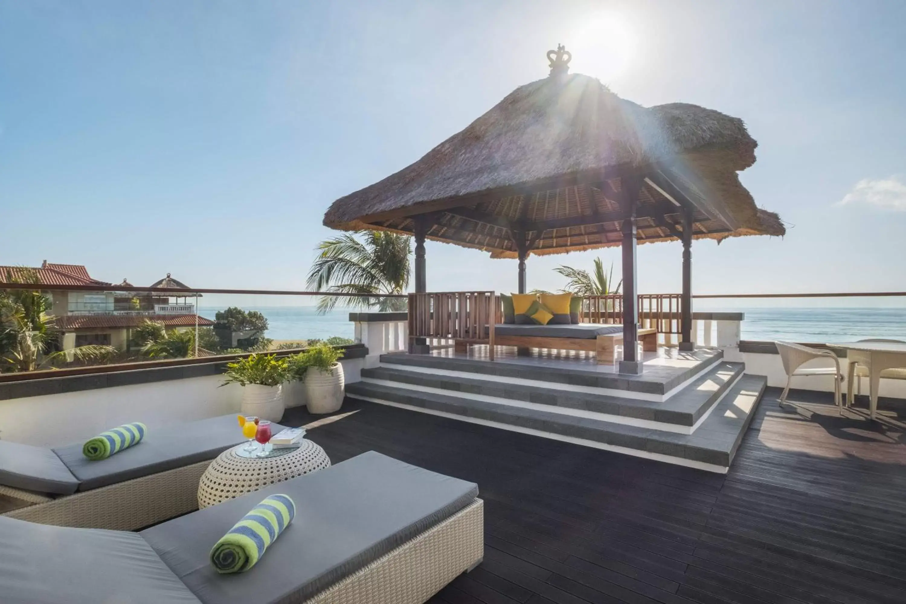 Balcony/Terrace in Hotel Nikko Bali Benoa Beach