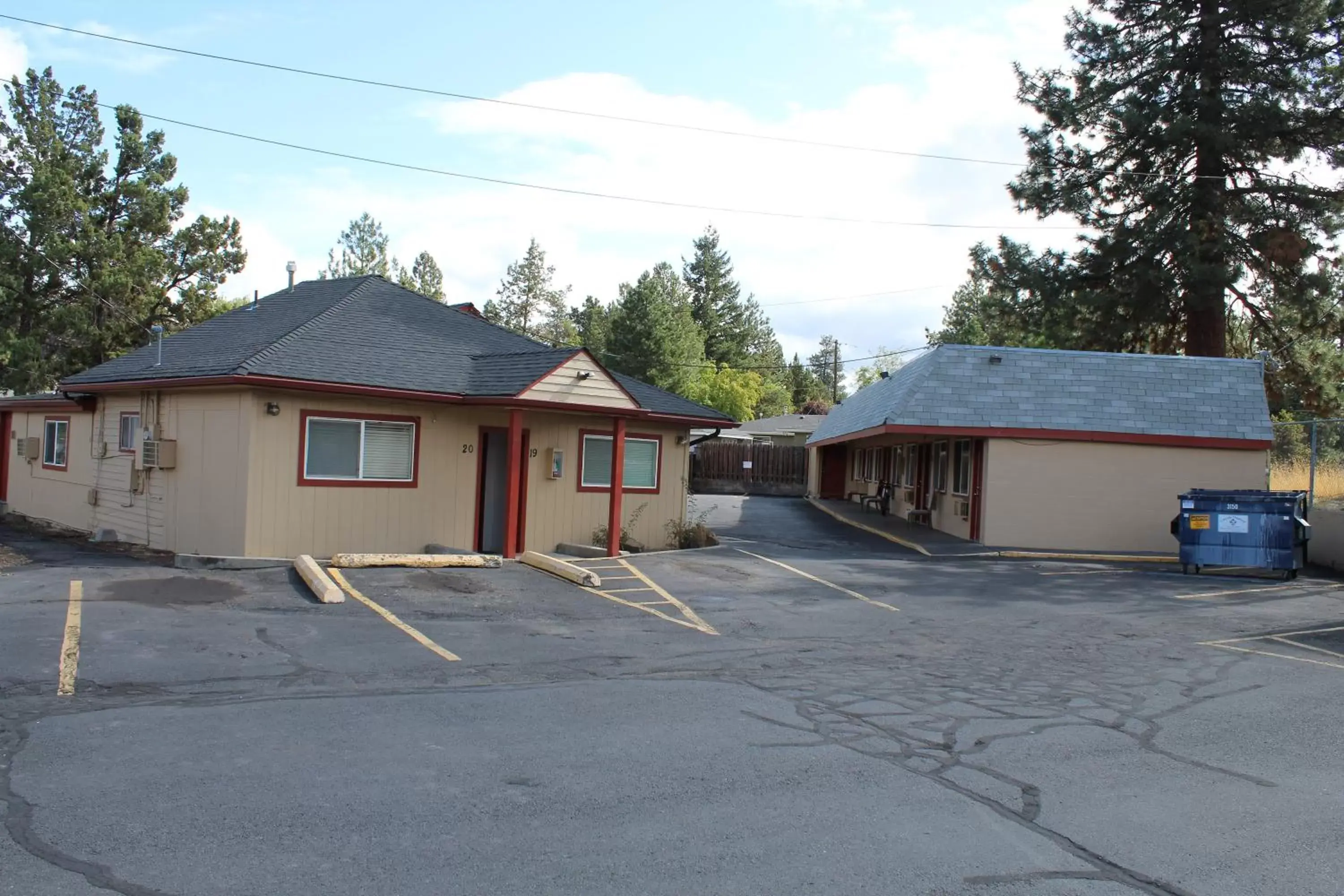 Property Building in Chalet Motel