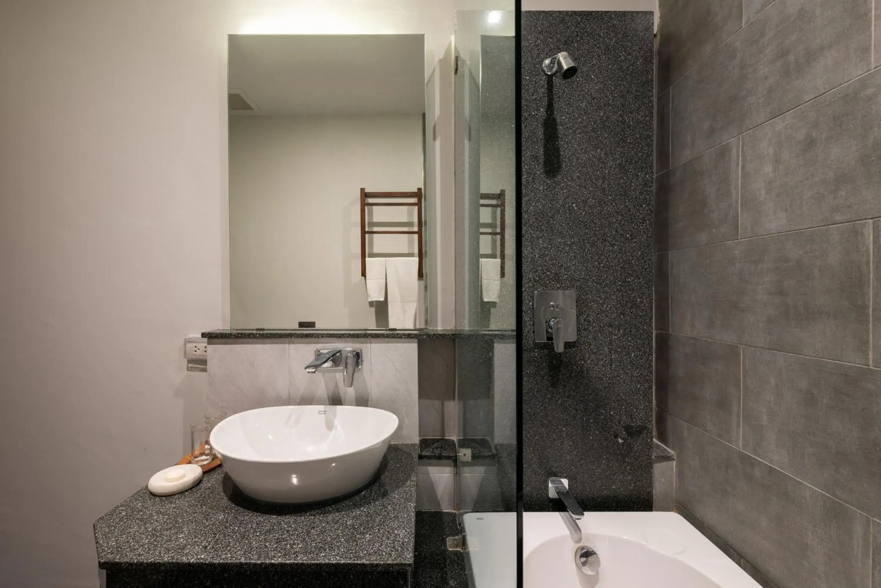 Shower, Bathroom in Cherlock hotel
