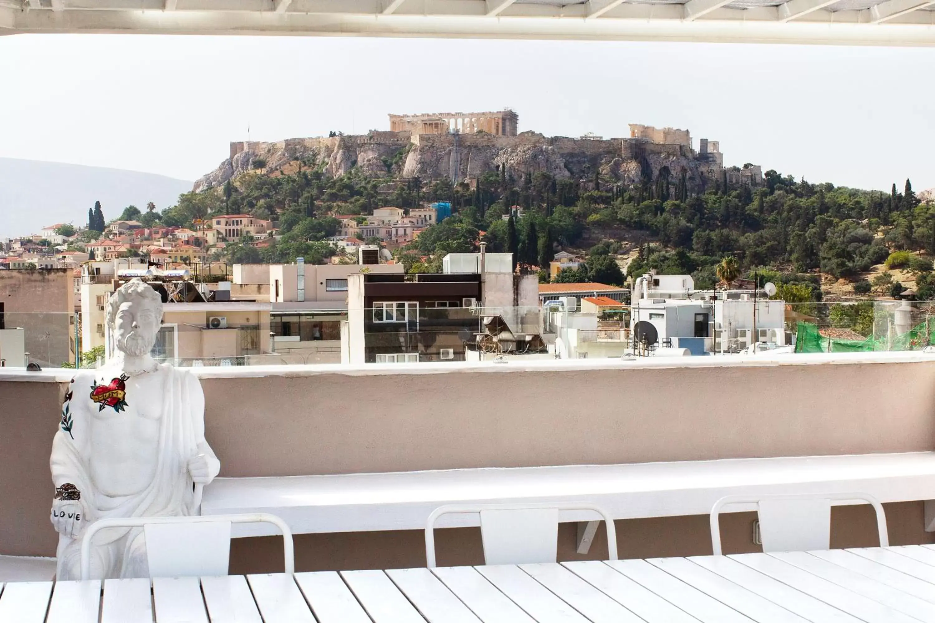 Balcony/Terrace in Downtown Athens Lofts - The Acropolis Observatory