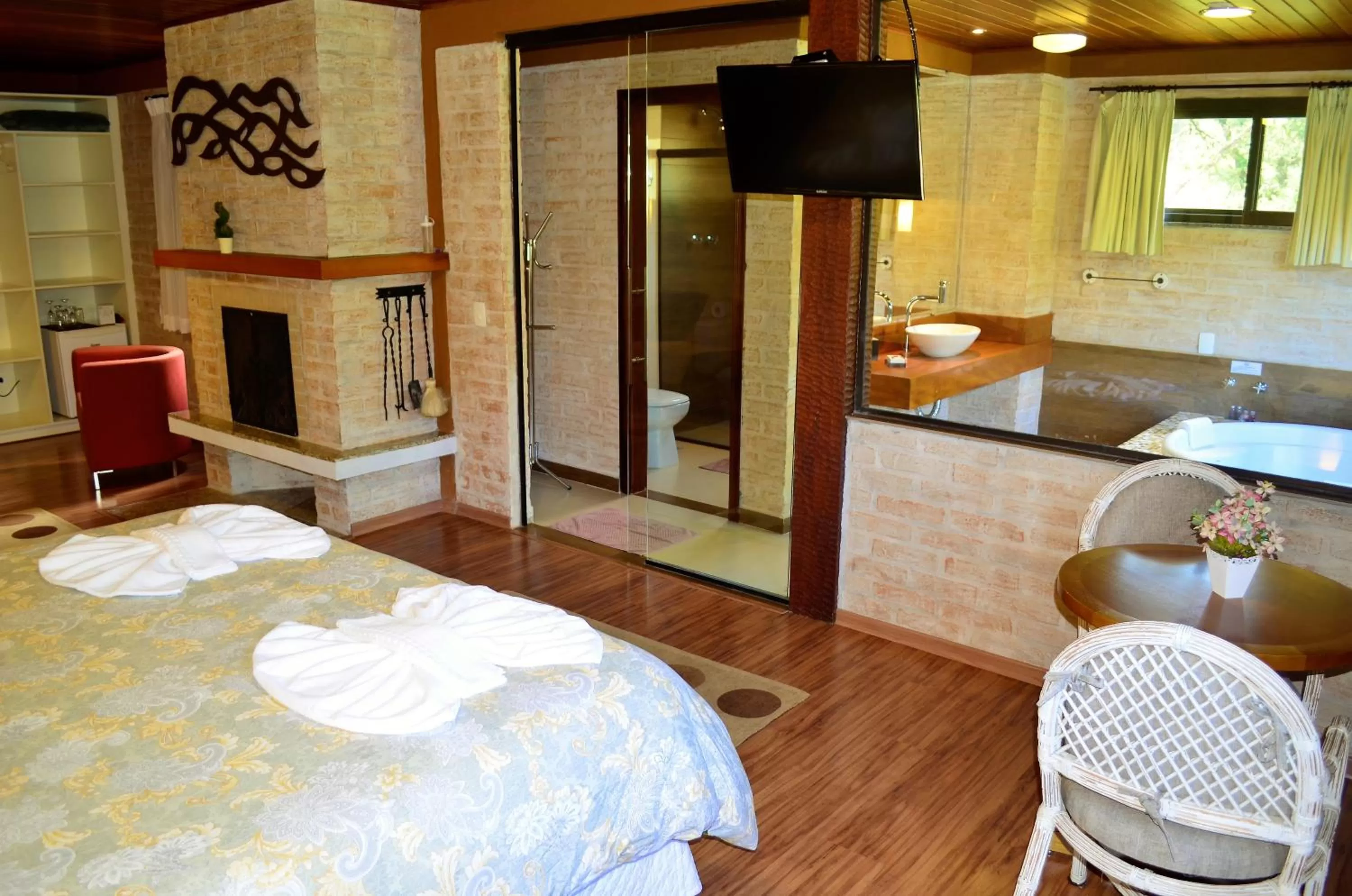 Bed in Pousada Toca Da Coruja