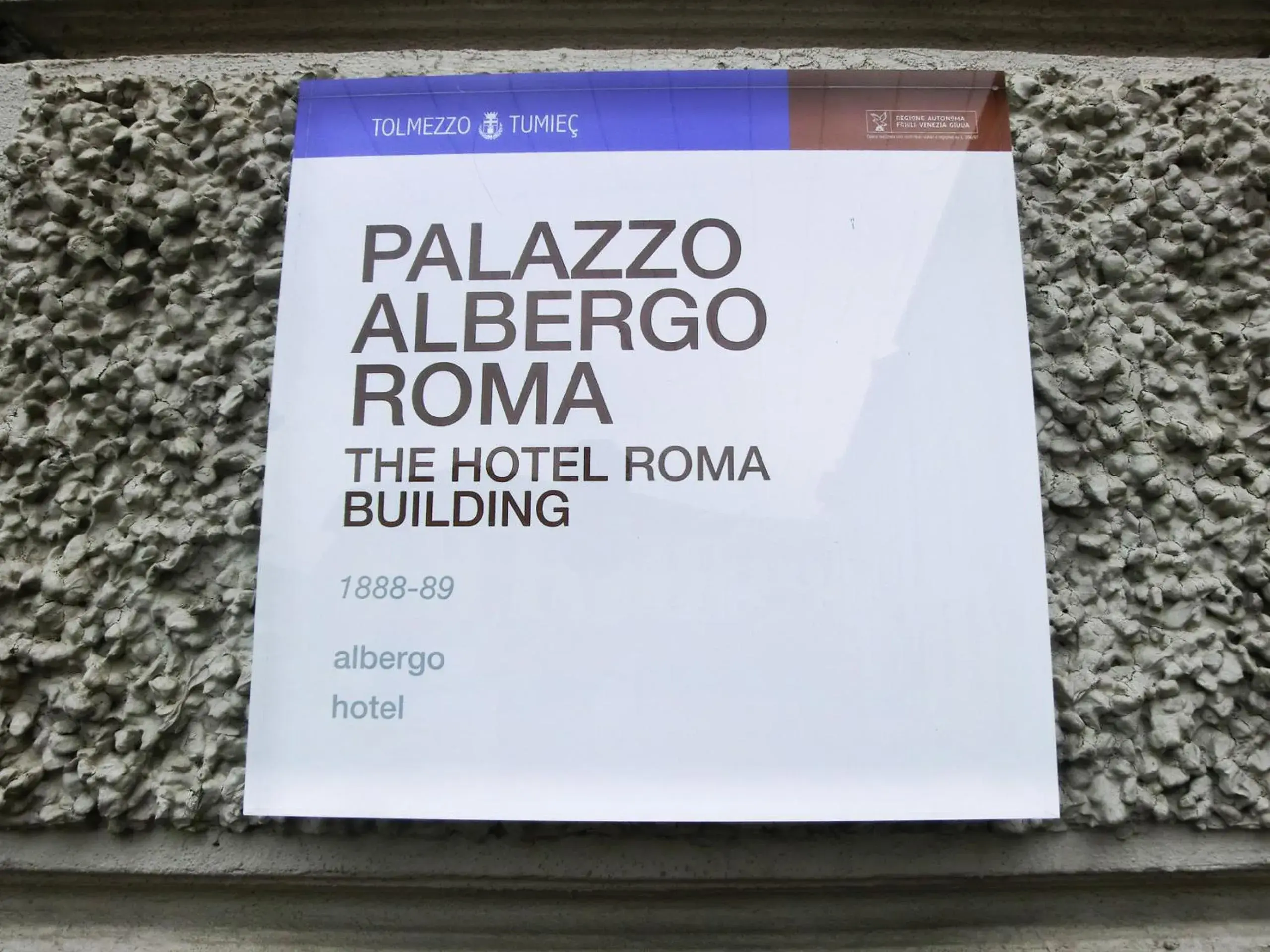 Facade/entrance in Albergo Roma