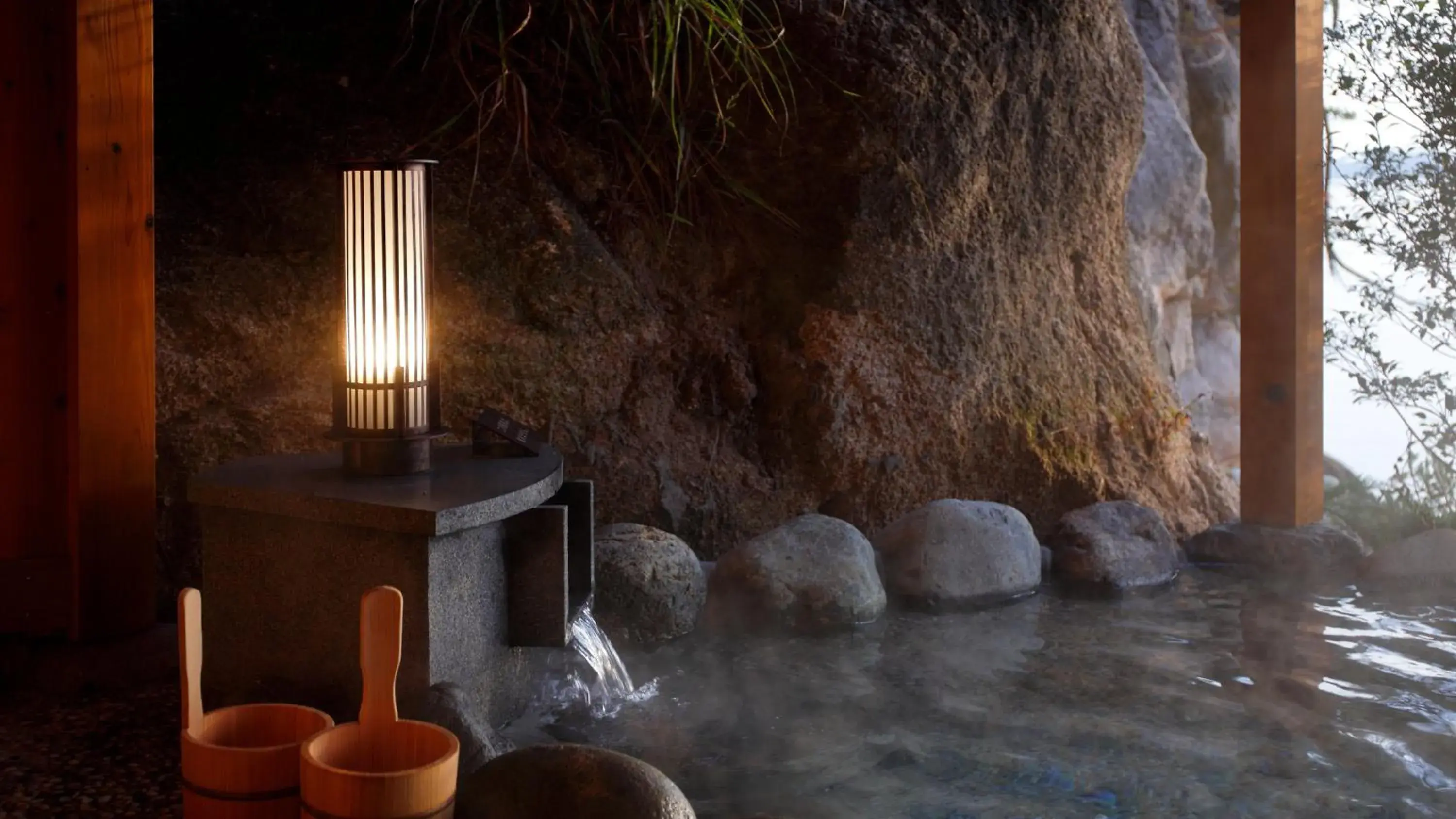 Hot Spring Bath in Aki Grand Hotel