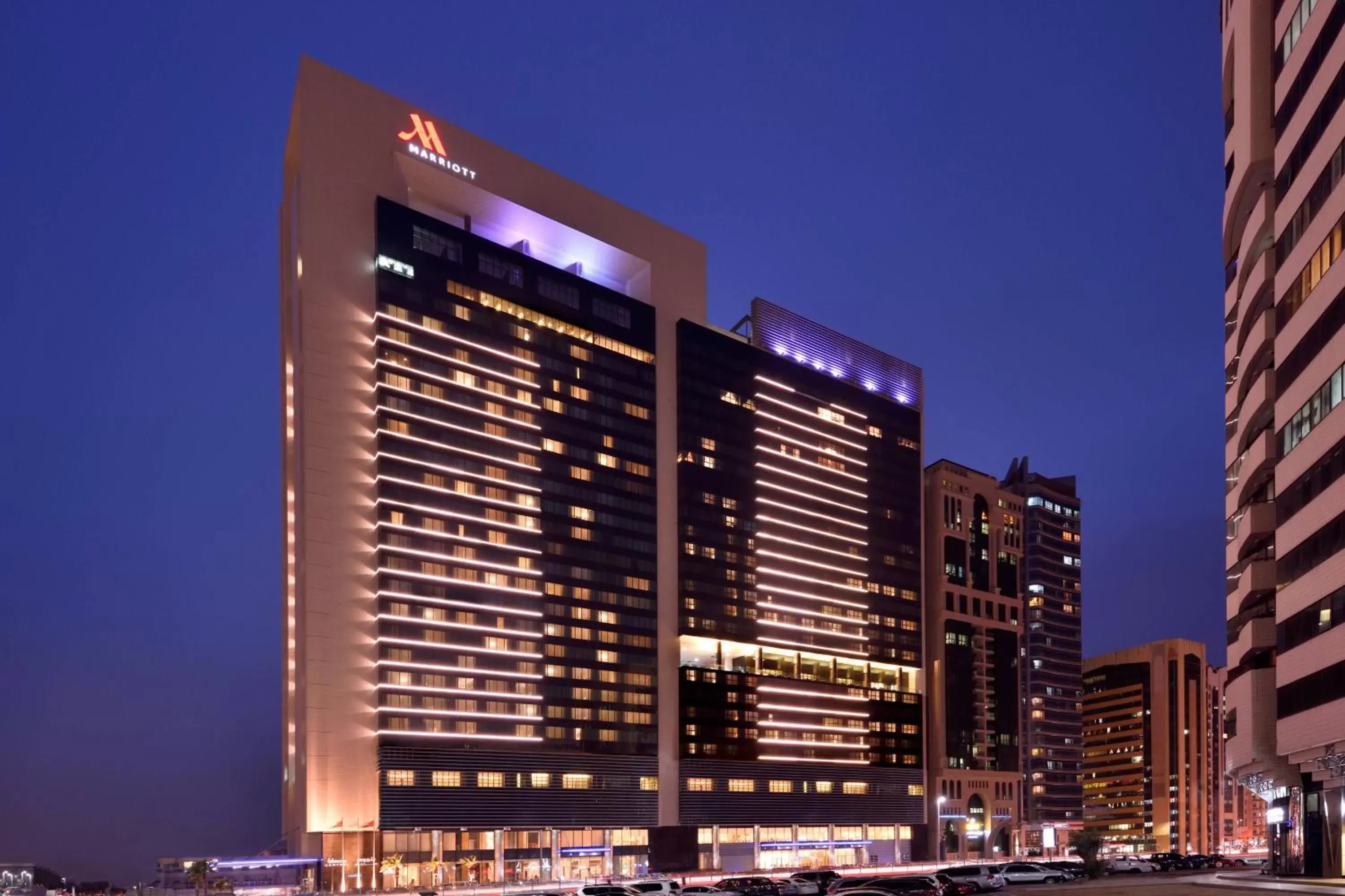 Property building in Marriott Hotel Downtown Abu Dhabi