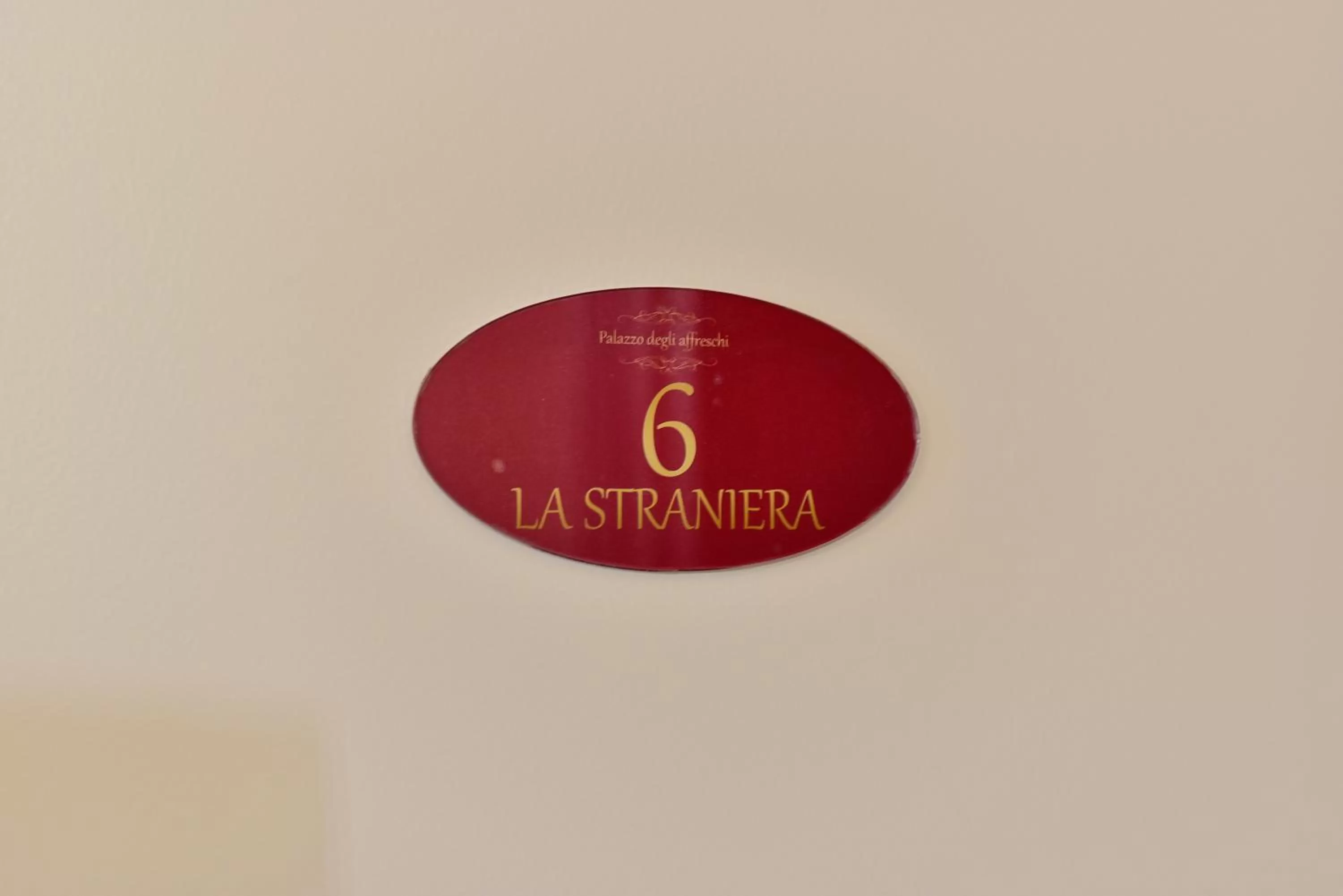 Logo/Certificate/Sign in Palazzo degli Affreschi