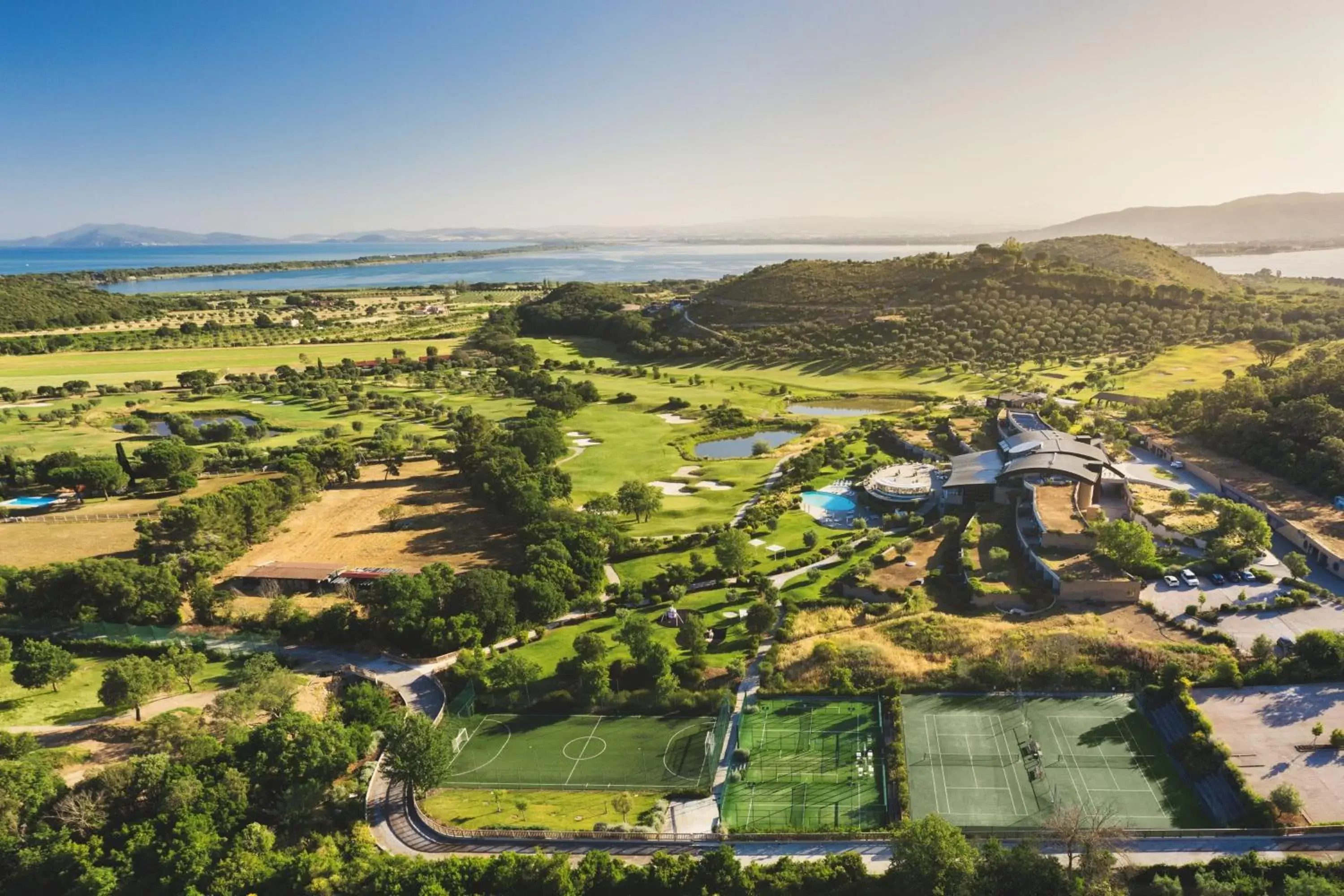 Fitness centre/facilities, Bird's-eye View in Argentario Golf & Wellness Resort