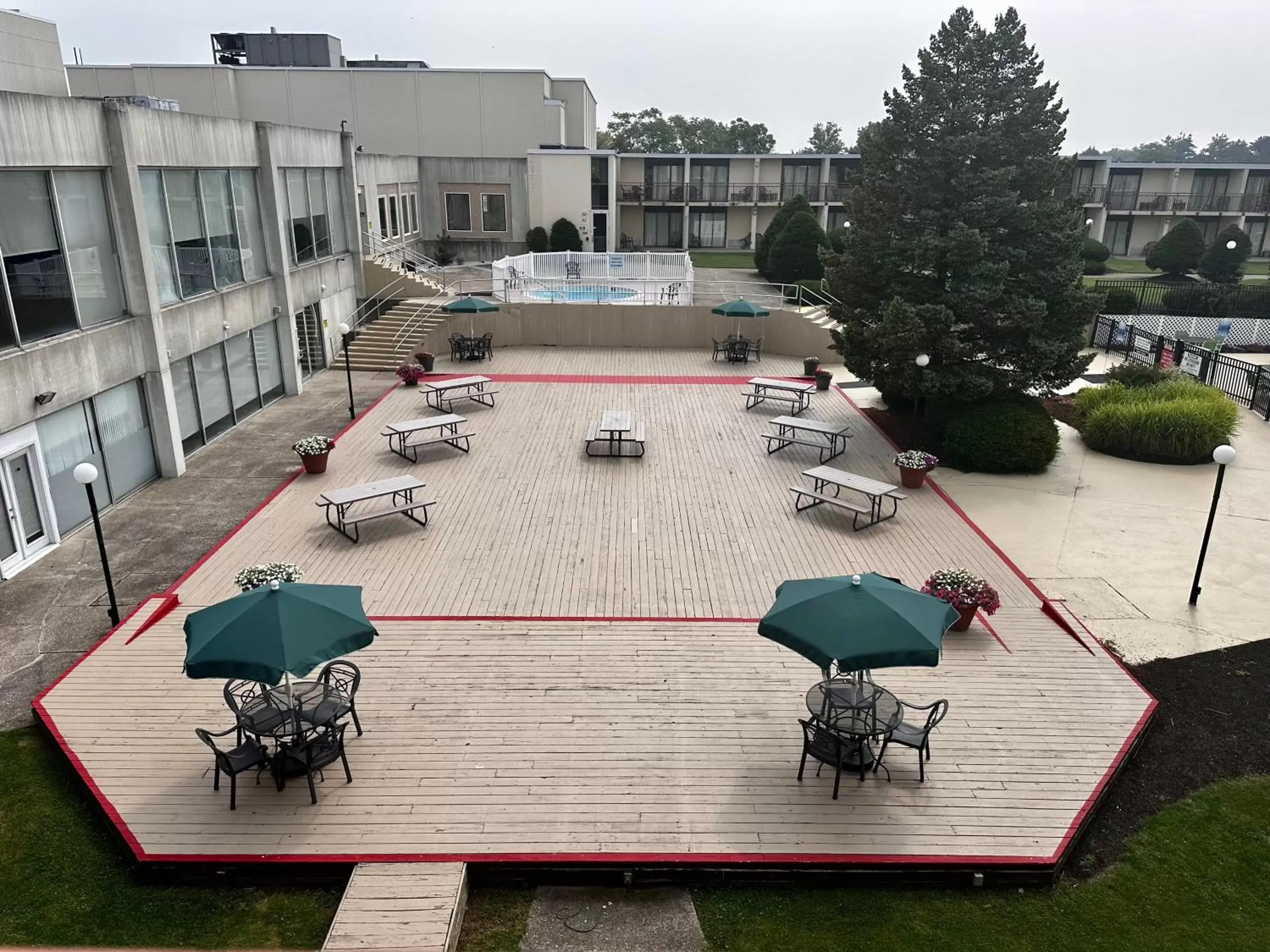 Pool View in Red Lion Hotel Harrisburg Hershey