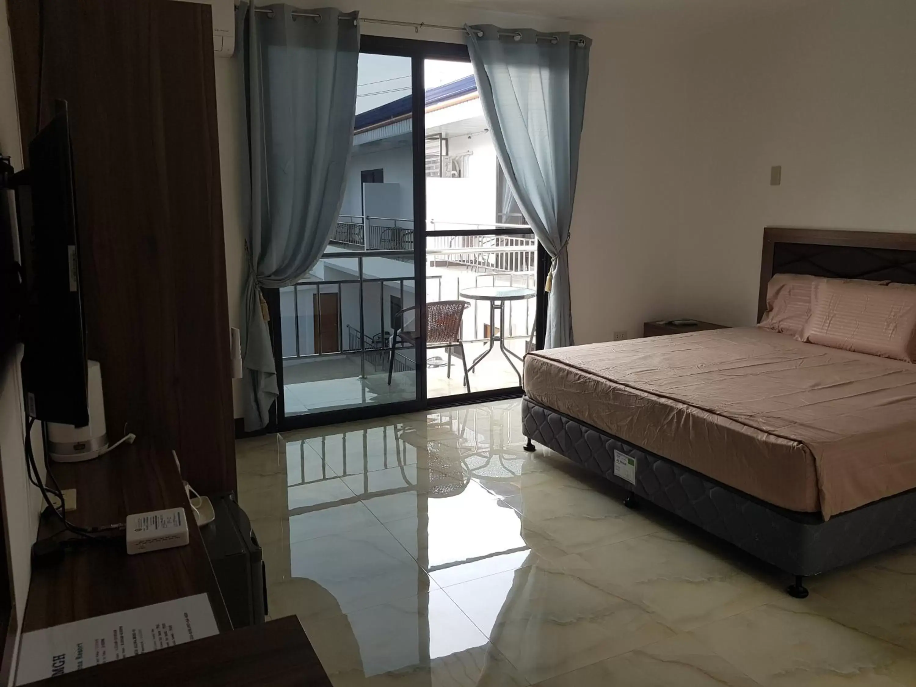 Balcony/Terrace, Bed in MGH Alona Resort Balcony/Terrace, Bed in MGH Alona Resort