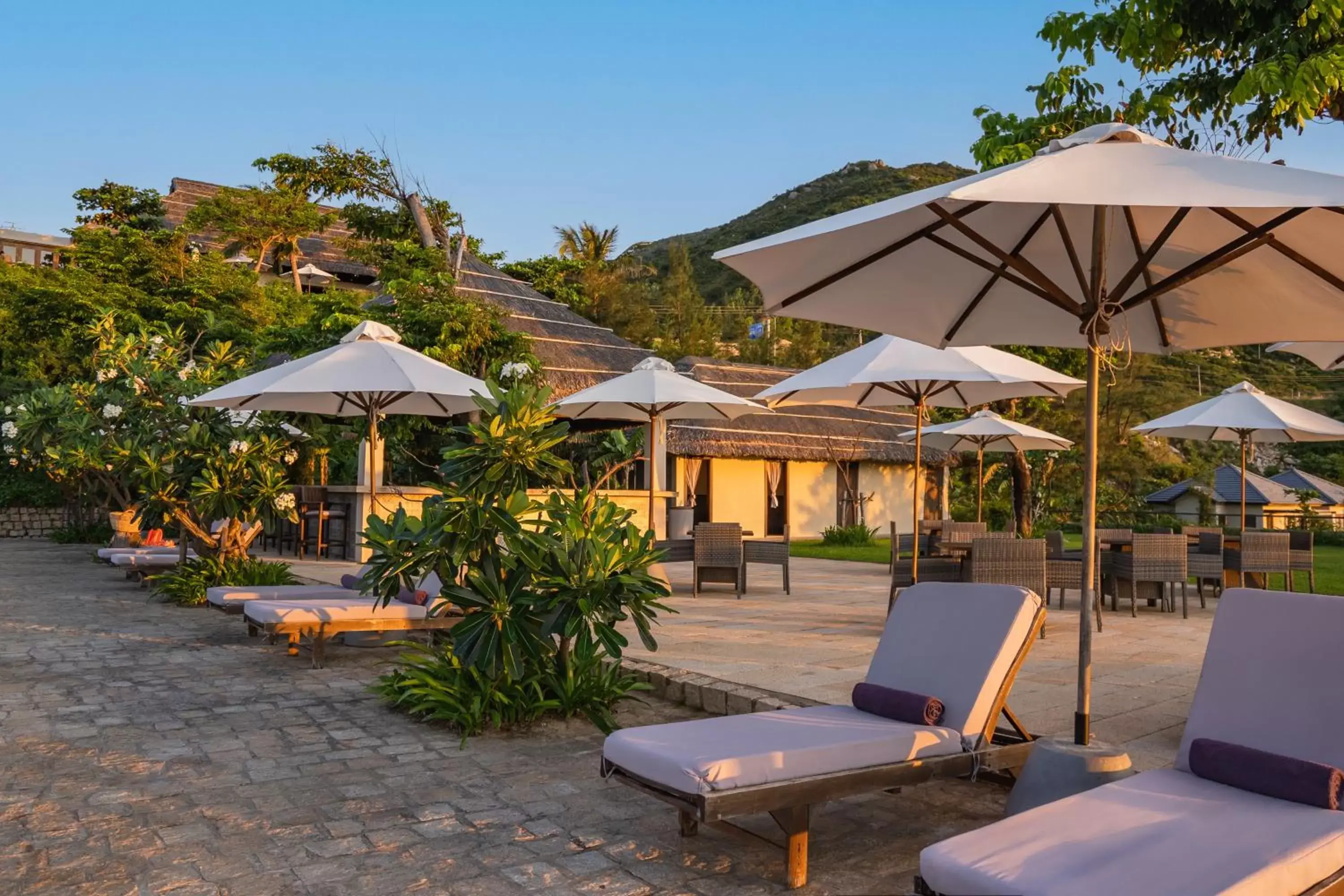 Patio in Crown Retreat Quy Nhon Resort