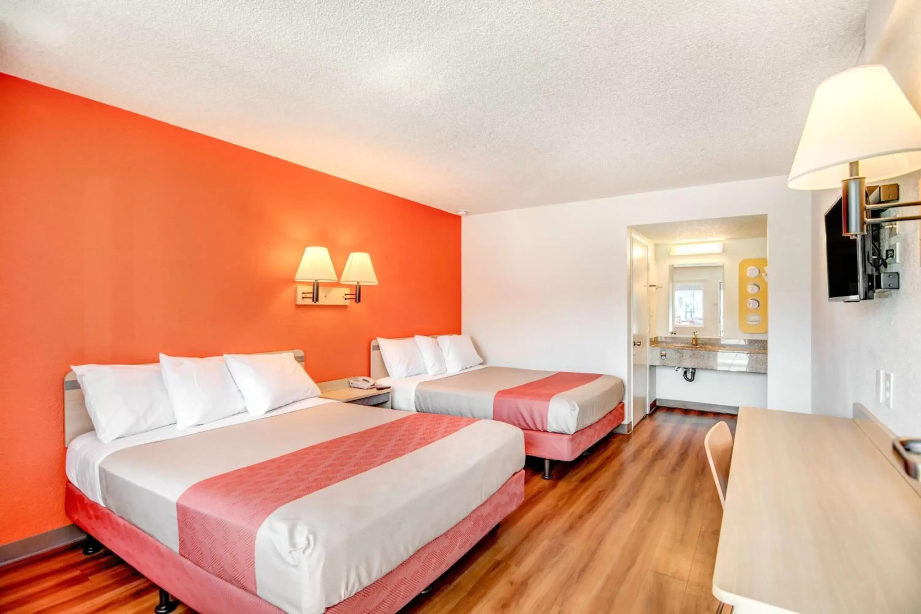 Bedroom, Bed in Motel 6-Stockton, CA - North