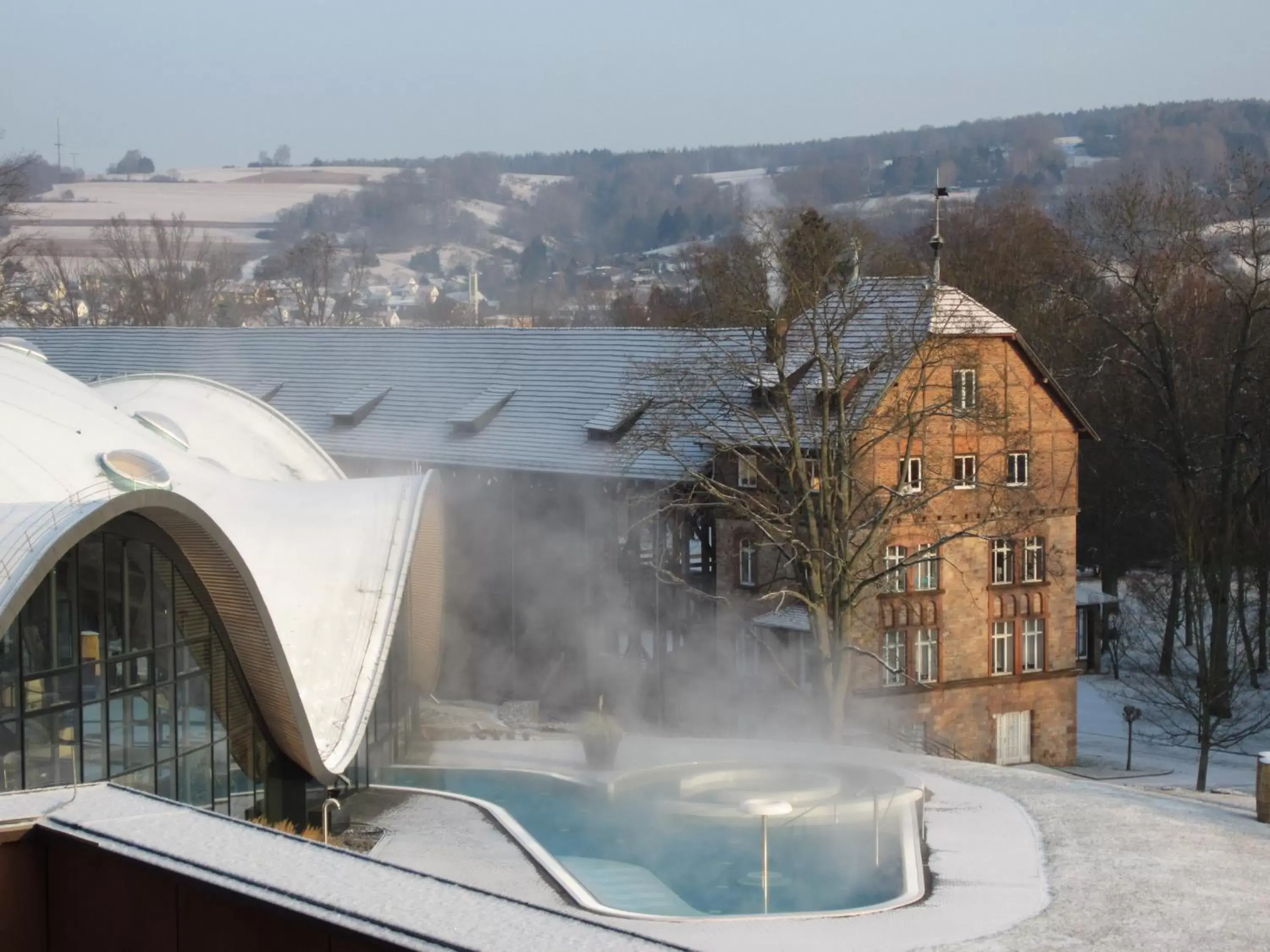 Hot Spring Bath, Winter in Hotel an der Therme