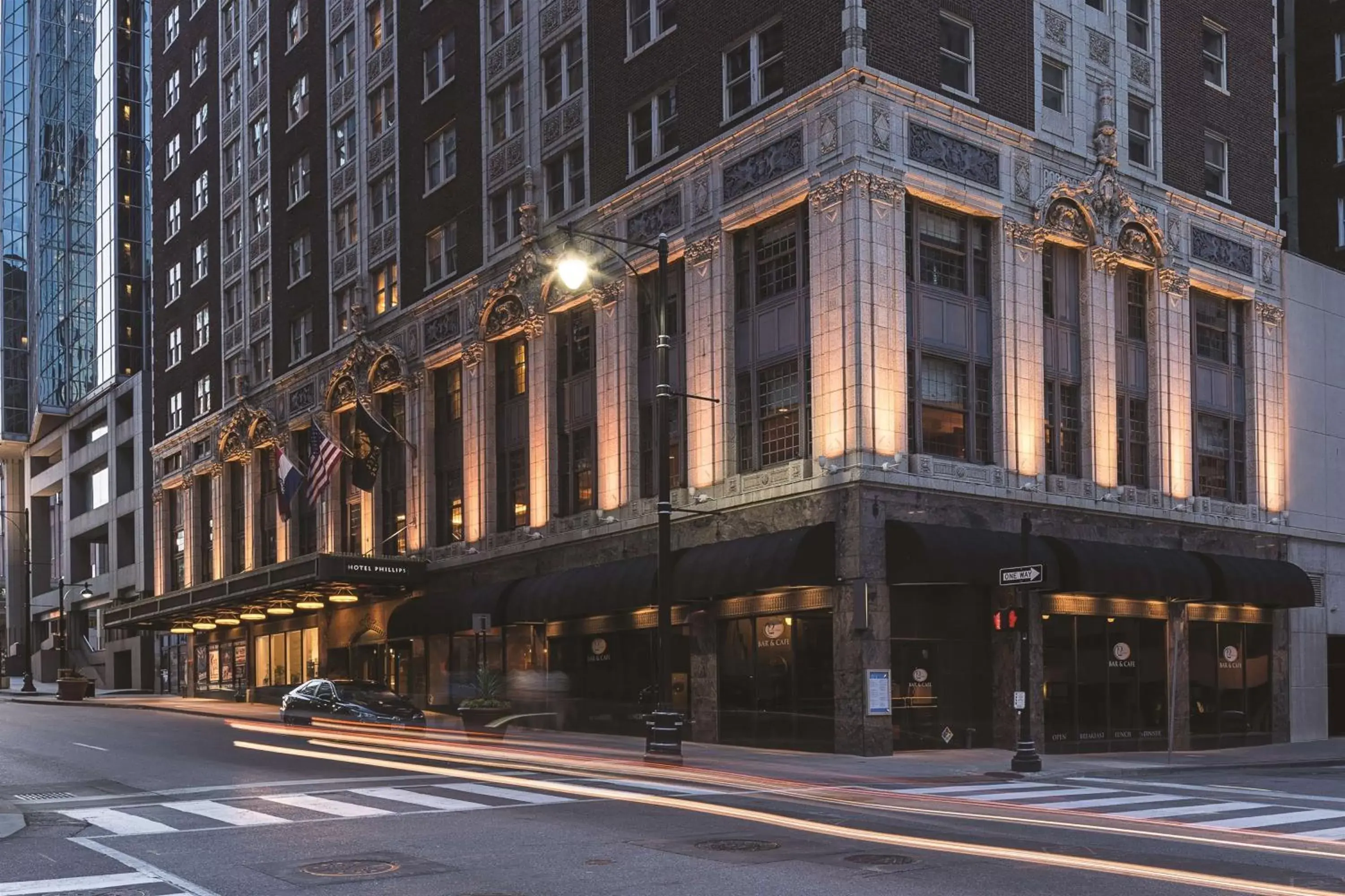 Property building in Hotel Phillips Kansas City, Curio Collection By Hilton Property building in Hotel Phillips Kansas City, Curio Collection By Hilton