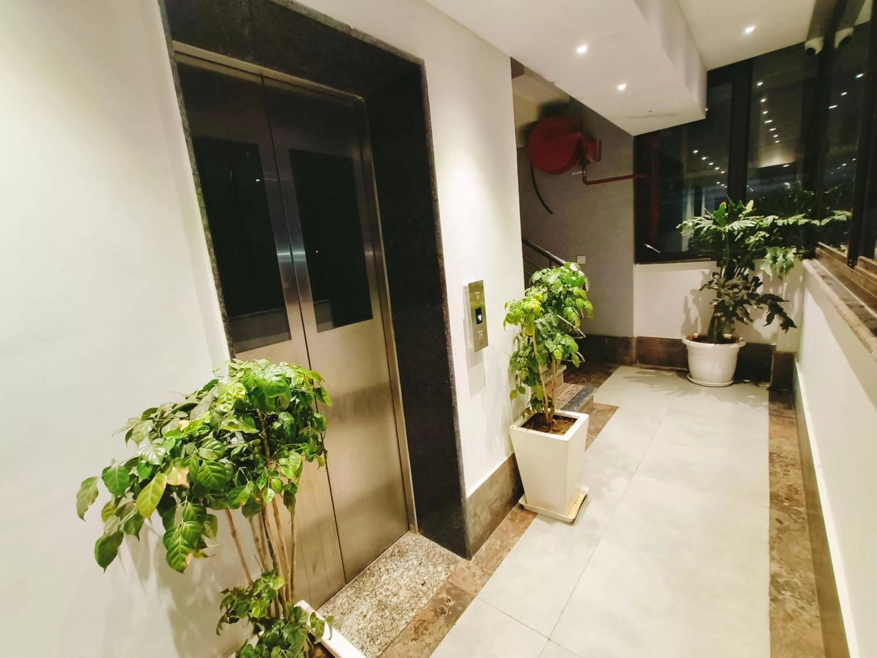 elevator in Aura Rooms