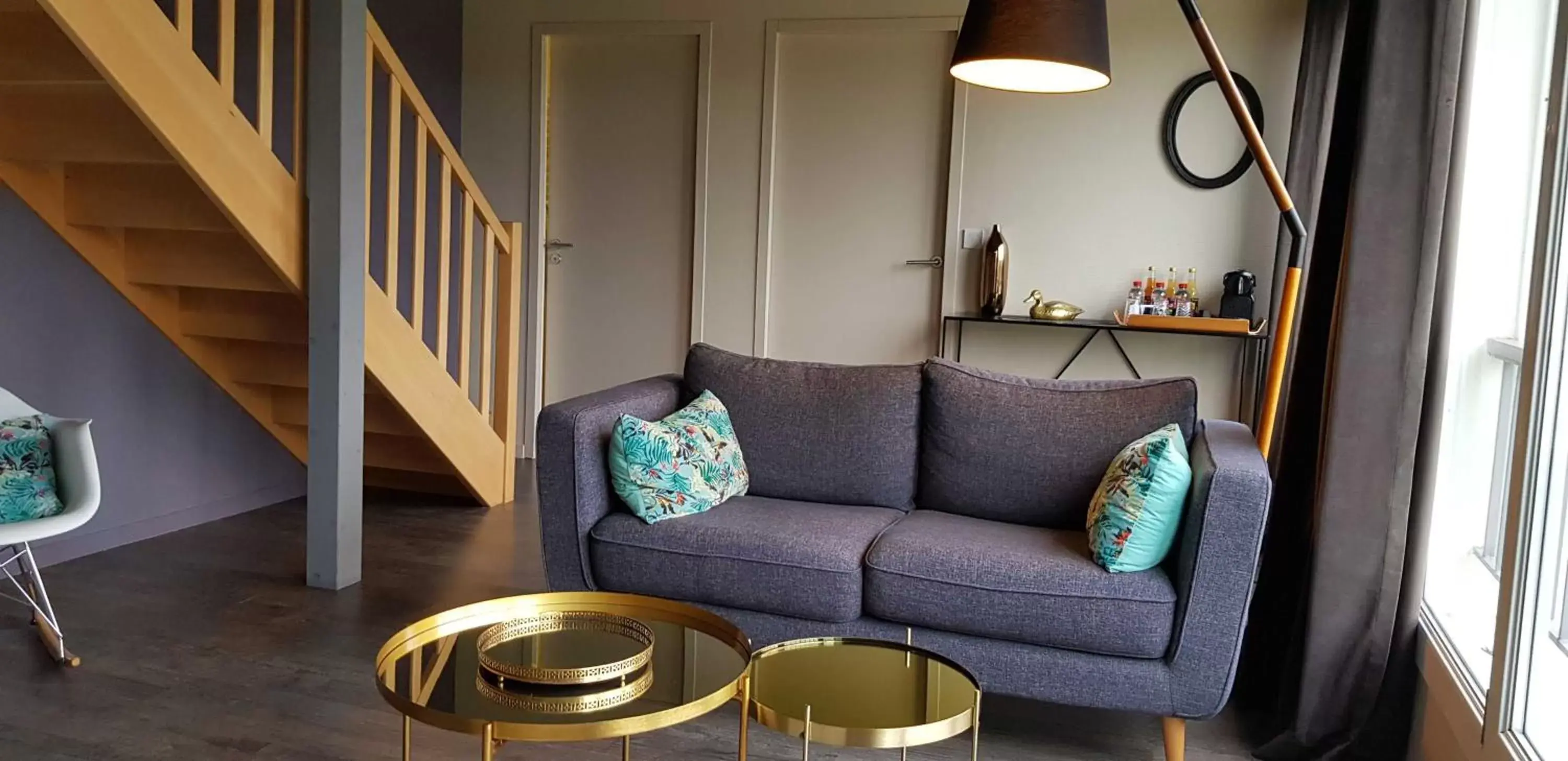 Living room, Seating Area in Hôtel le Corbusson