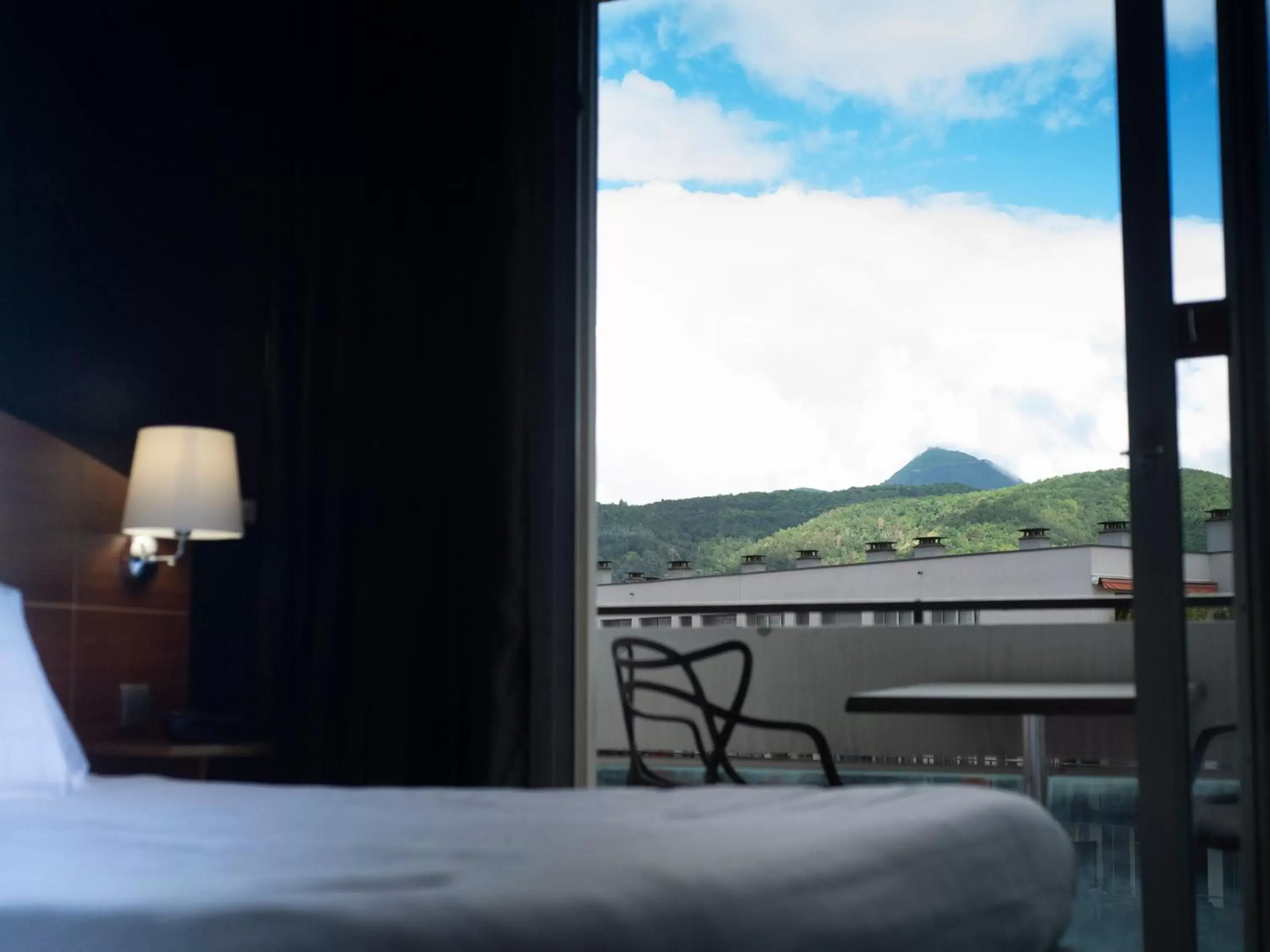 Balcony/Terrace, Mountain View in Kyriad Hotel Clermont Ferrand Centre